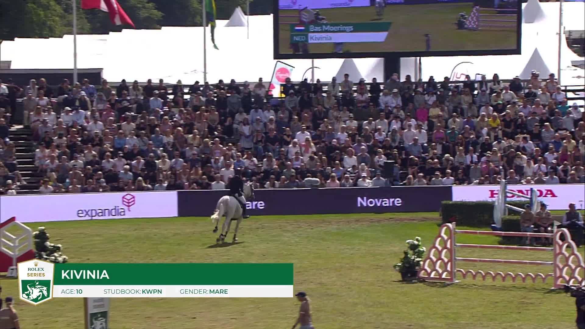Bas Moerings avec Kivinia - CSIO 5* Falsterbo 2025 - Manche 1
