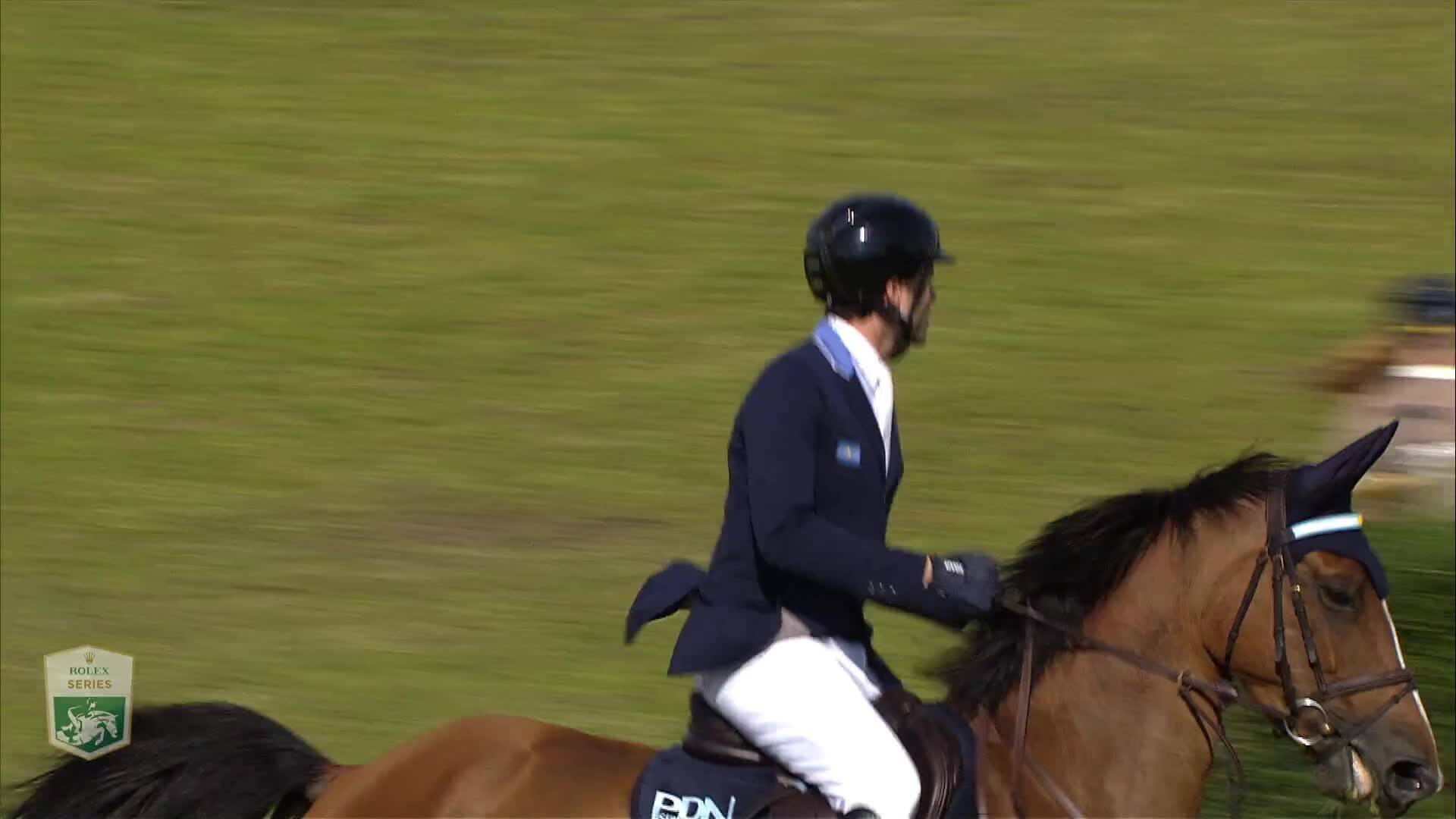 Trevor Breen avec Highland President - CSIO 5* Bruxelles 2025 - Manche 2