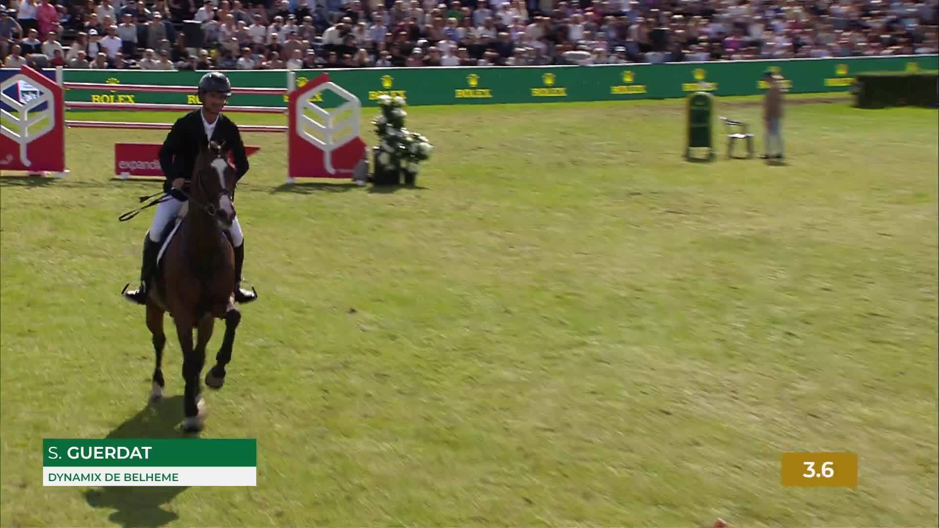 Steve Guerdat avec Dynamix de Belheme - CSIO 5* Falsterbo 2025 - Manche 2