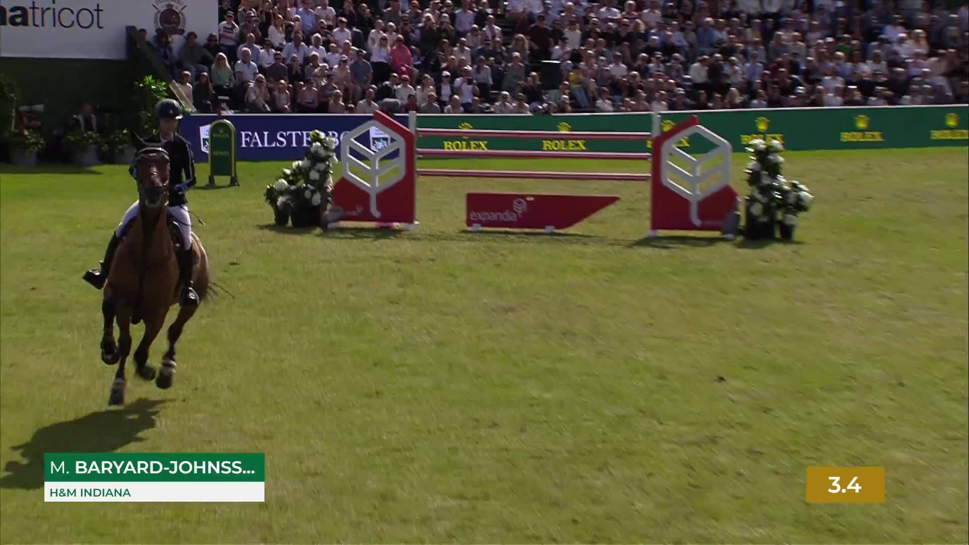 Malin Baryard-johnsson avec H&M Indiana - CSIO 5* Falsterbo 2025 - Manche 2