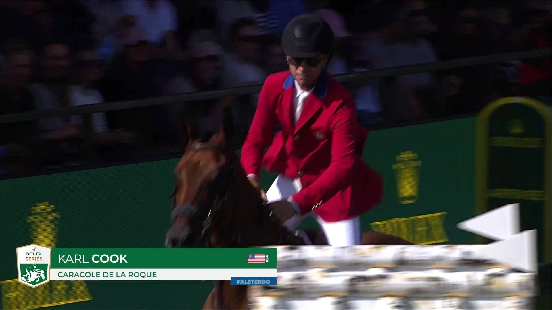 Karl Cook avec Caracole de la Roque - CSIO 5* Falsterbo 2025 - Manche 2