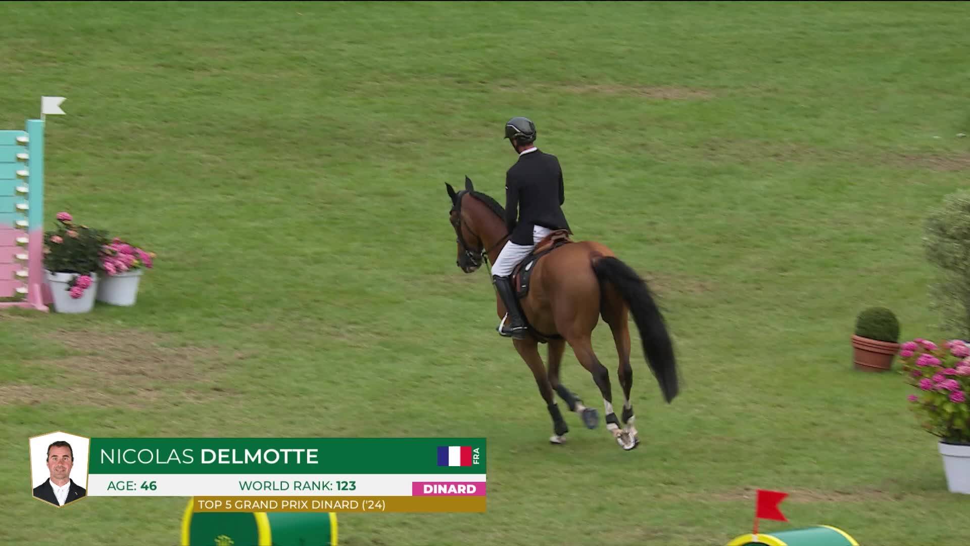 Nicolas Delmotte avec Jordan Molga M - CSI 5* Dinard 2025 - Manche 1