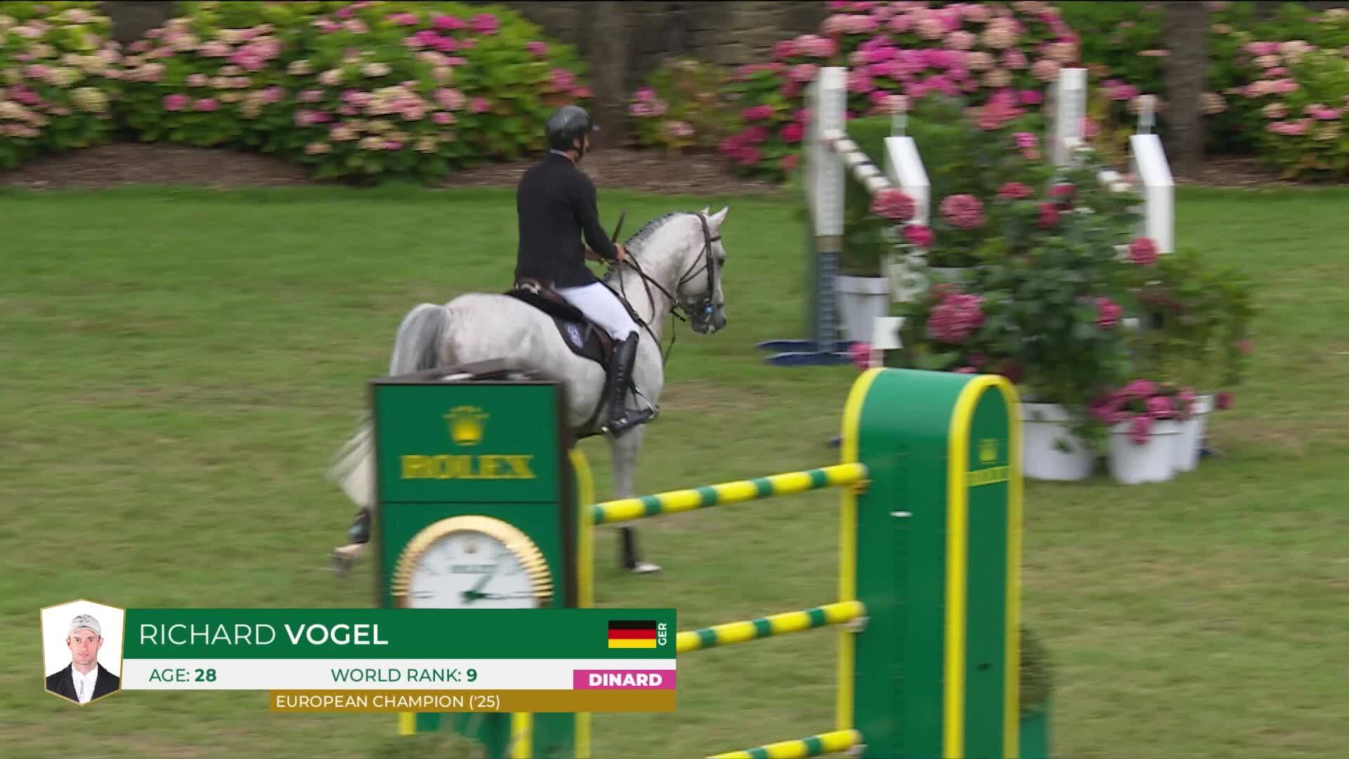 Richard Vogel avec Cloudio - CSI 5* Dinard 2025 - Manche 1