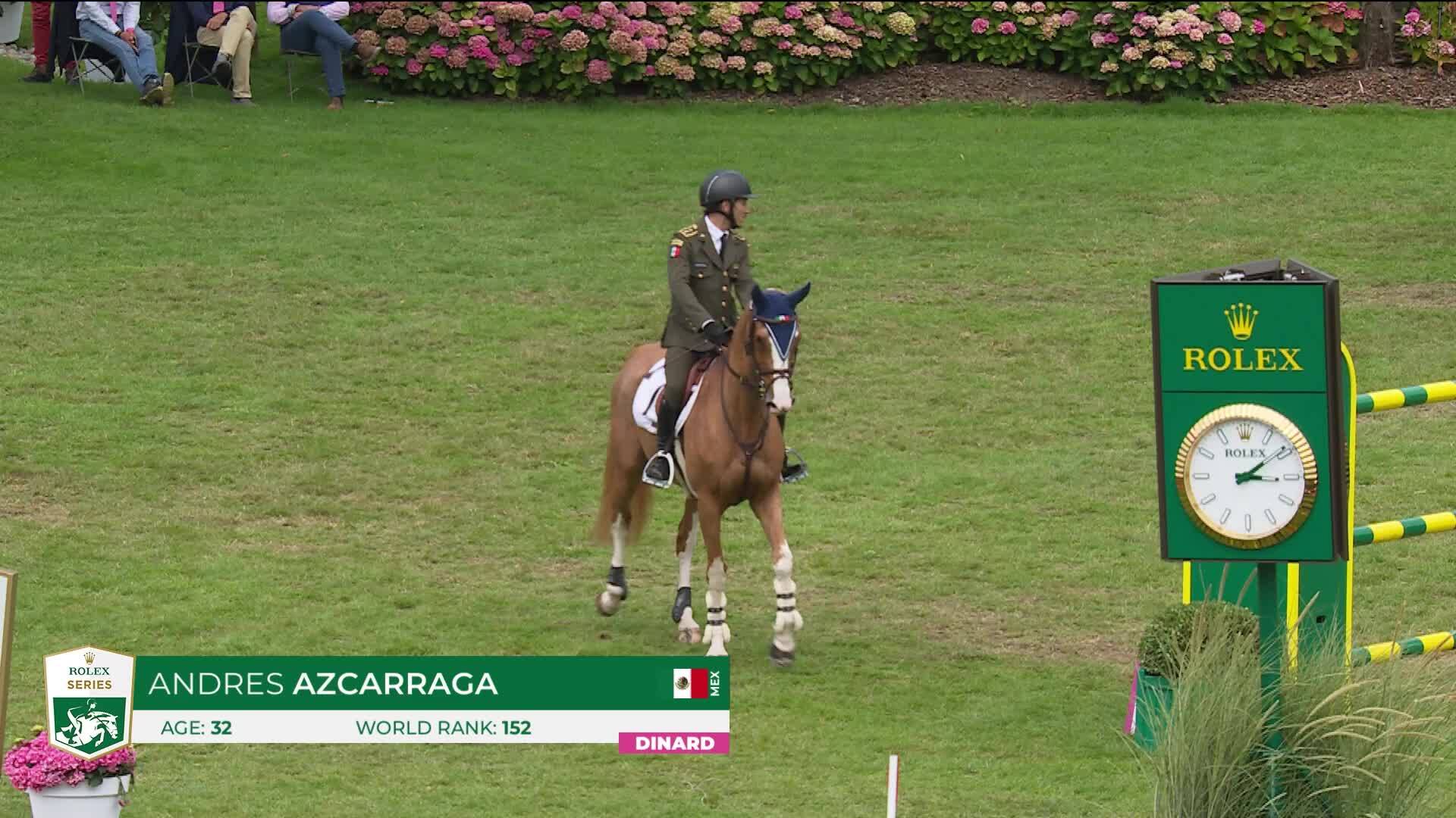 Andres Azcarraga avec Atlantica du Soleil Z - CSI 5* Dinard 2025 - Manche 1