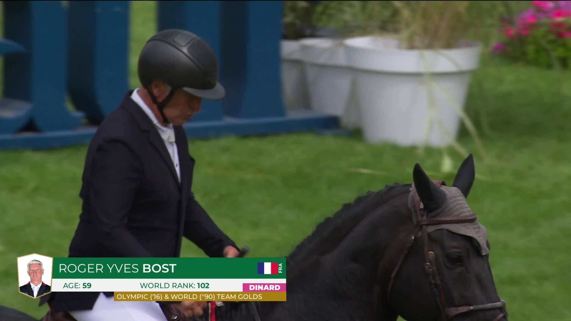 Roger Yves Bost avec Delph de Denat HDC - CSI 5* Dinard 2025 - Manche 1