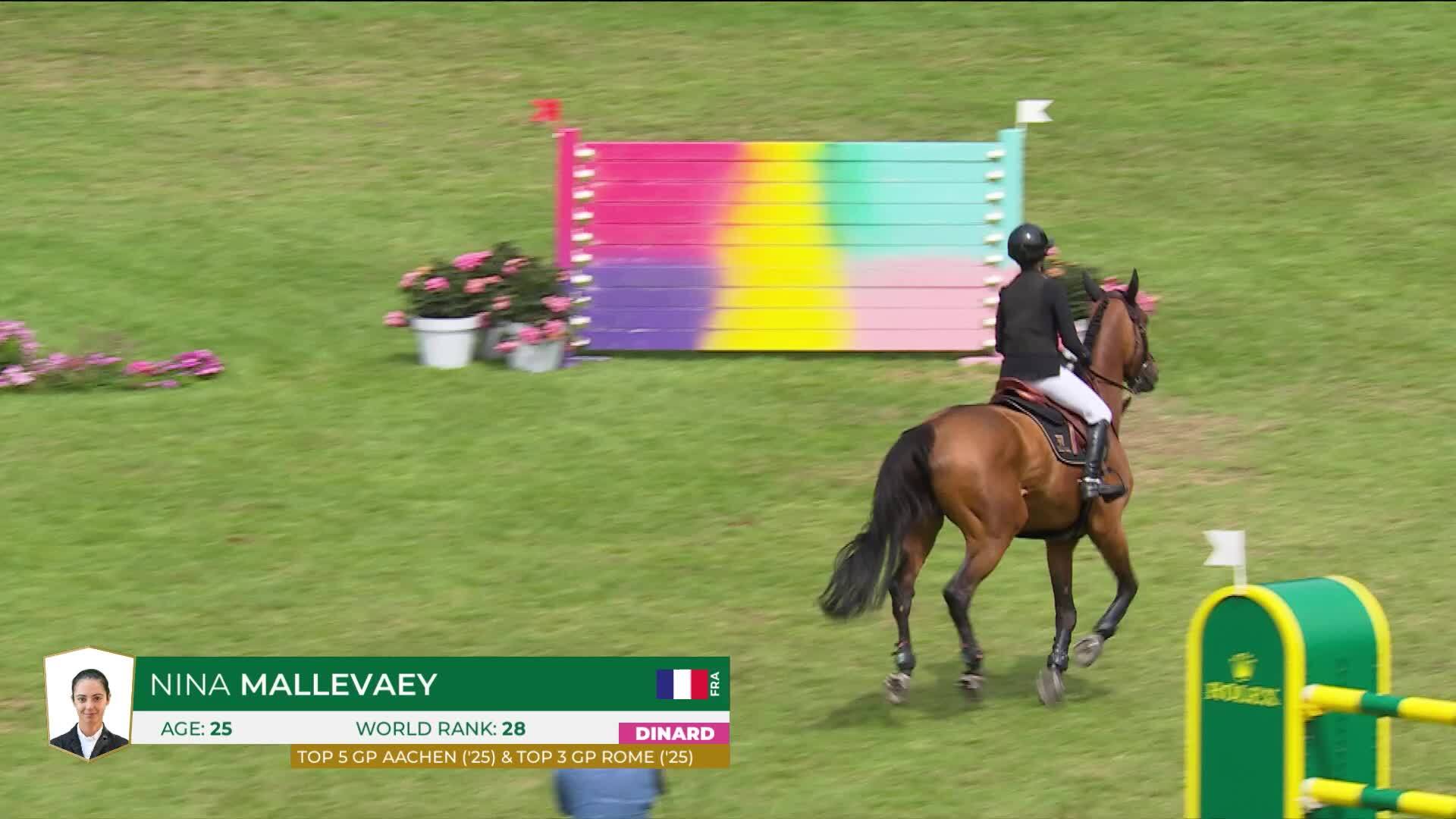 Nina Mallevaey avec Dynastie de Beaufour - CSI 5* Dinard 2025 - Manche 1