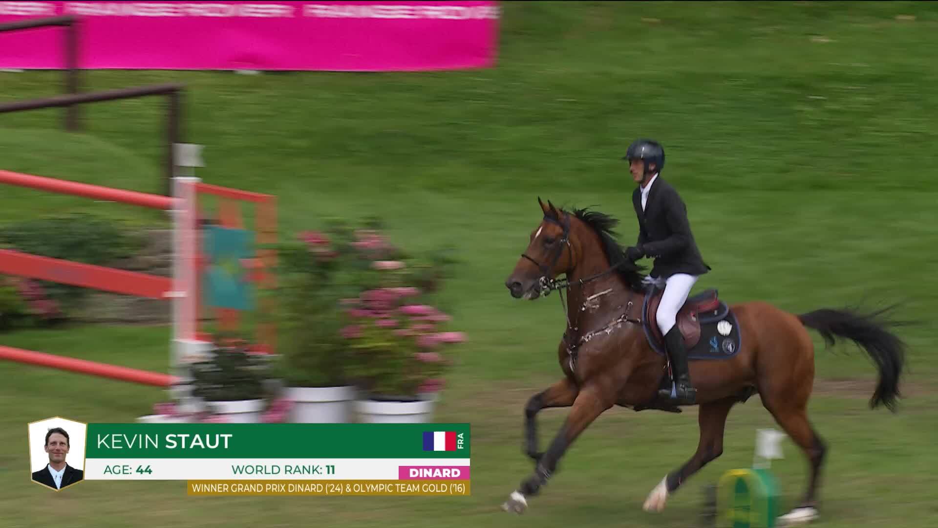 Kevin Staut avec New Libero One d'Asschaut - CSI 5* Dinard 2025 - Manche 1
