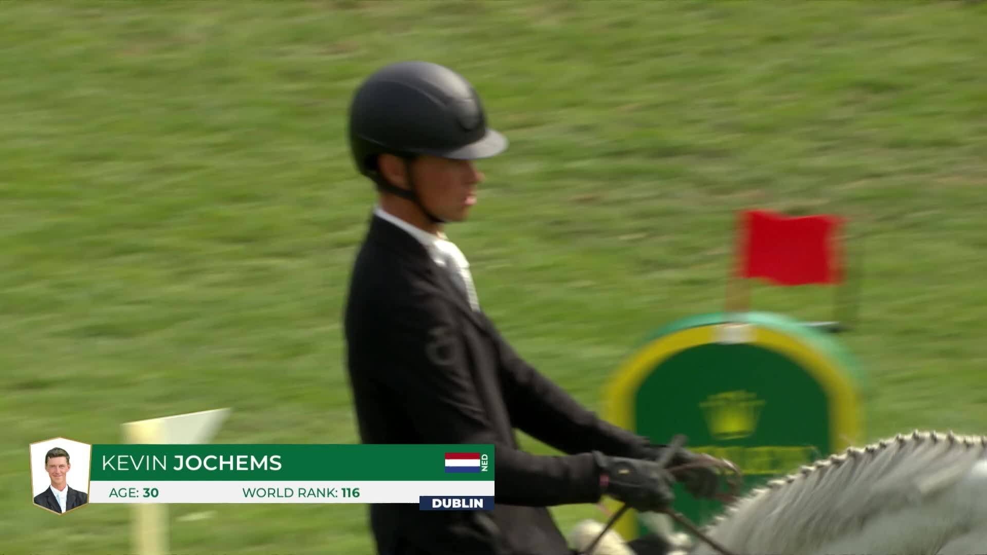 Kevin Jochems avec Camilla Van de Helle - Dublin Horse Show 2025 - Manche 1
