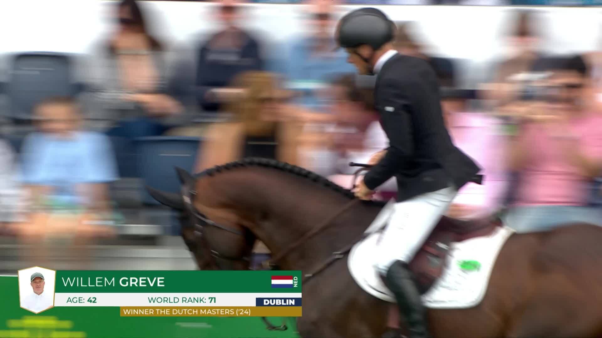 Willem Greve avec Grandorado Tn N.O.P. - Dublin Horse Show 2025 - Manche 1