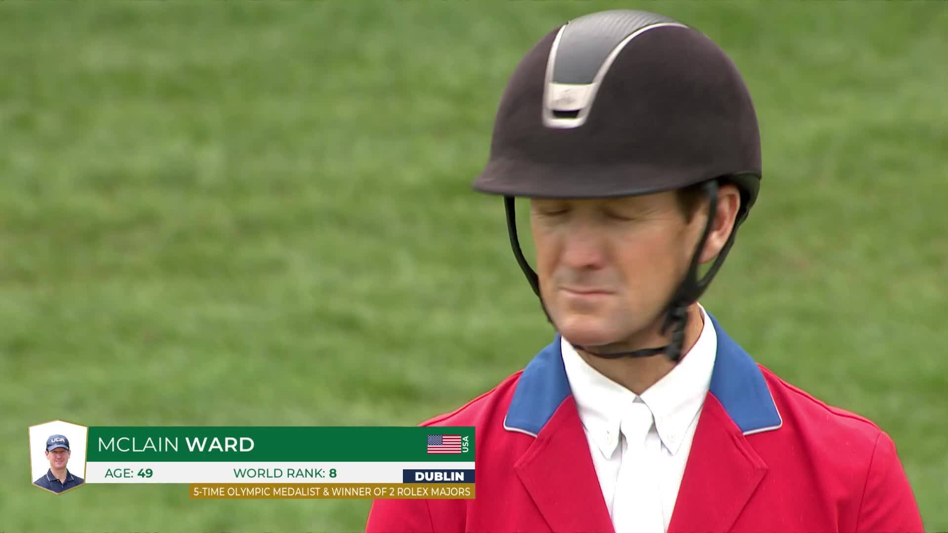 Mclain Ward avec Imperial Hbf - Dublin Horse Show 2025 - Manche 1
