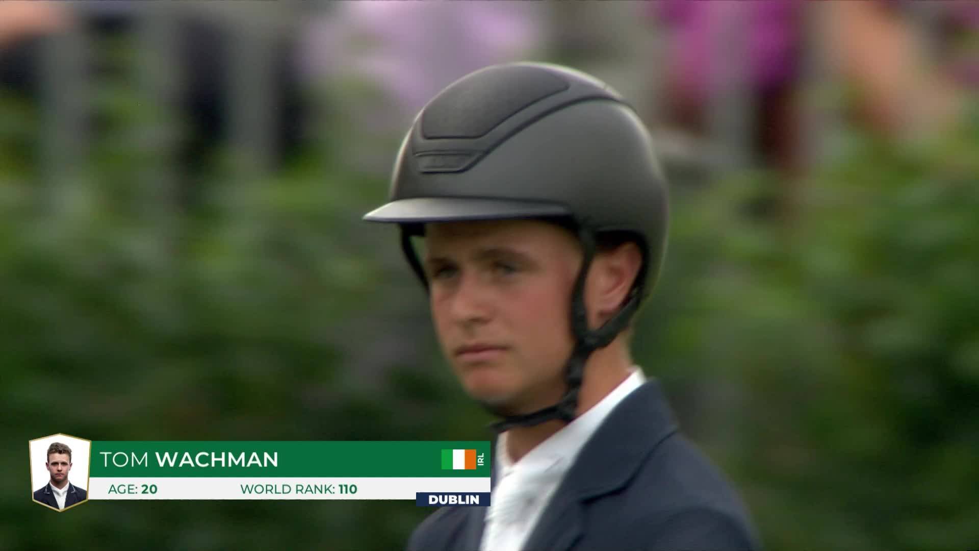 Tom Wachman avec Tabasco de Toxandria Z - Dublin Horse Show 2025 - Manche 1