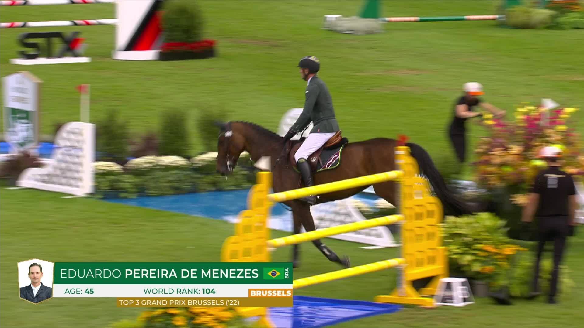 Eduardo Pereira de Menezes avec Hot N Spicy - CSIO 5* Bruxelles 2025 - Manche 1