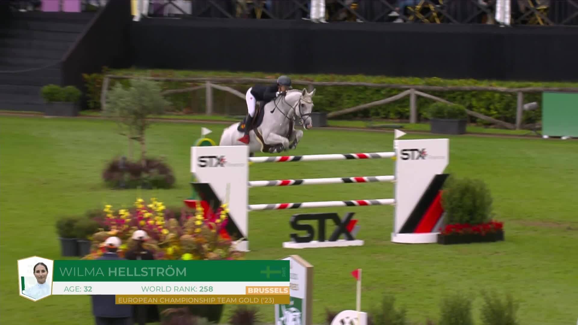 Wilma Hellström avec Cicci Bjn - CSIO 5* Bruxelles 2025 - Manche 1