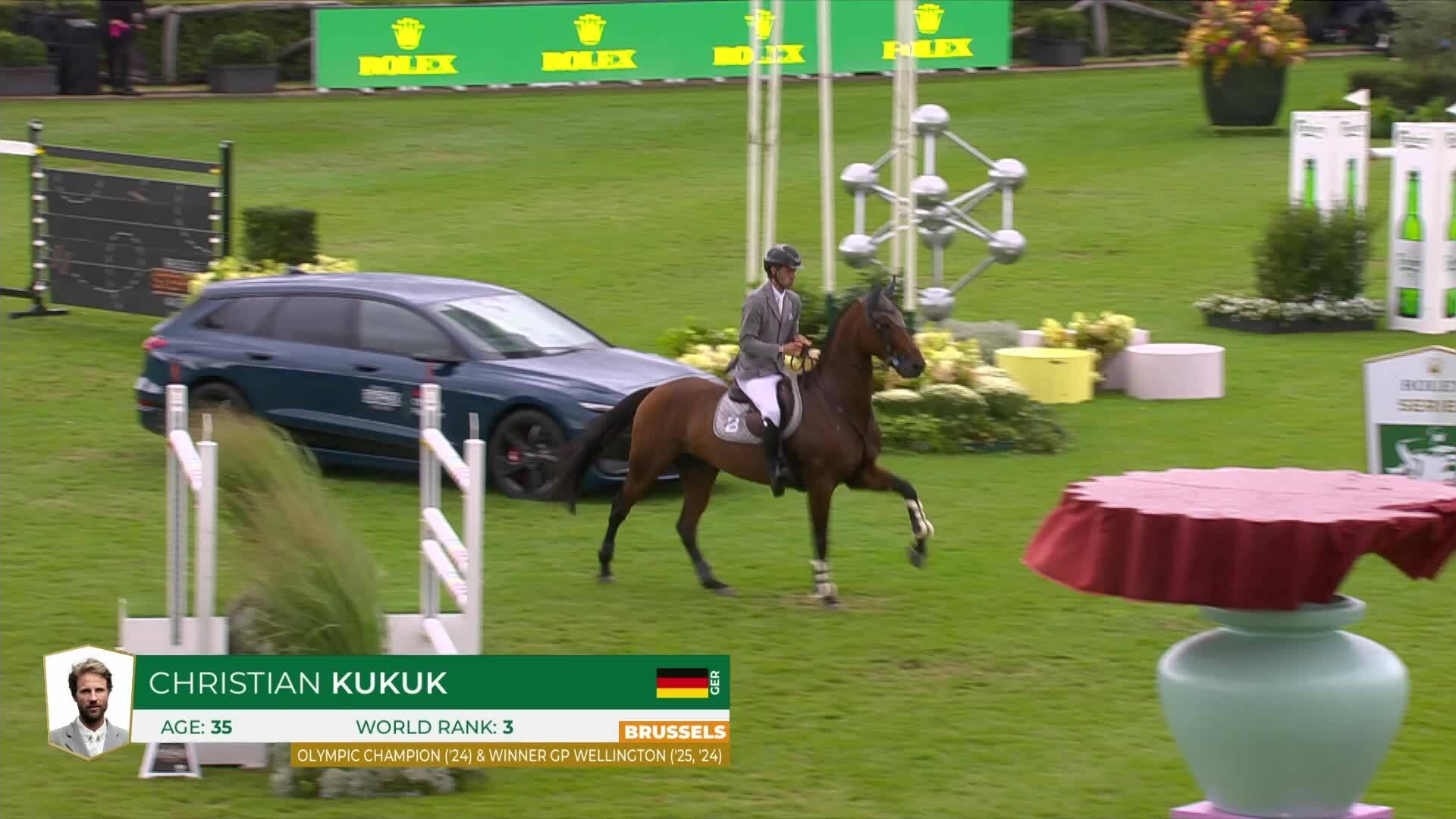 Christian Kukuk avec Just Be Gentle - CSIO 5* Bruxelles 2025 - Manche 1