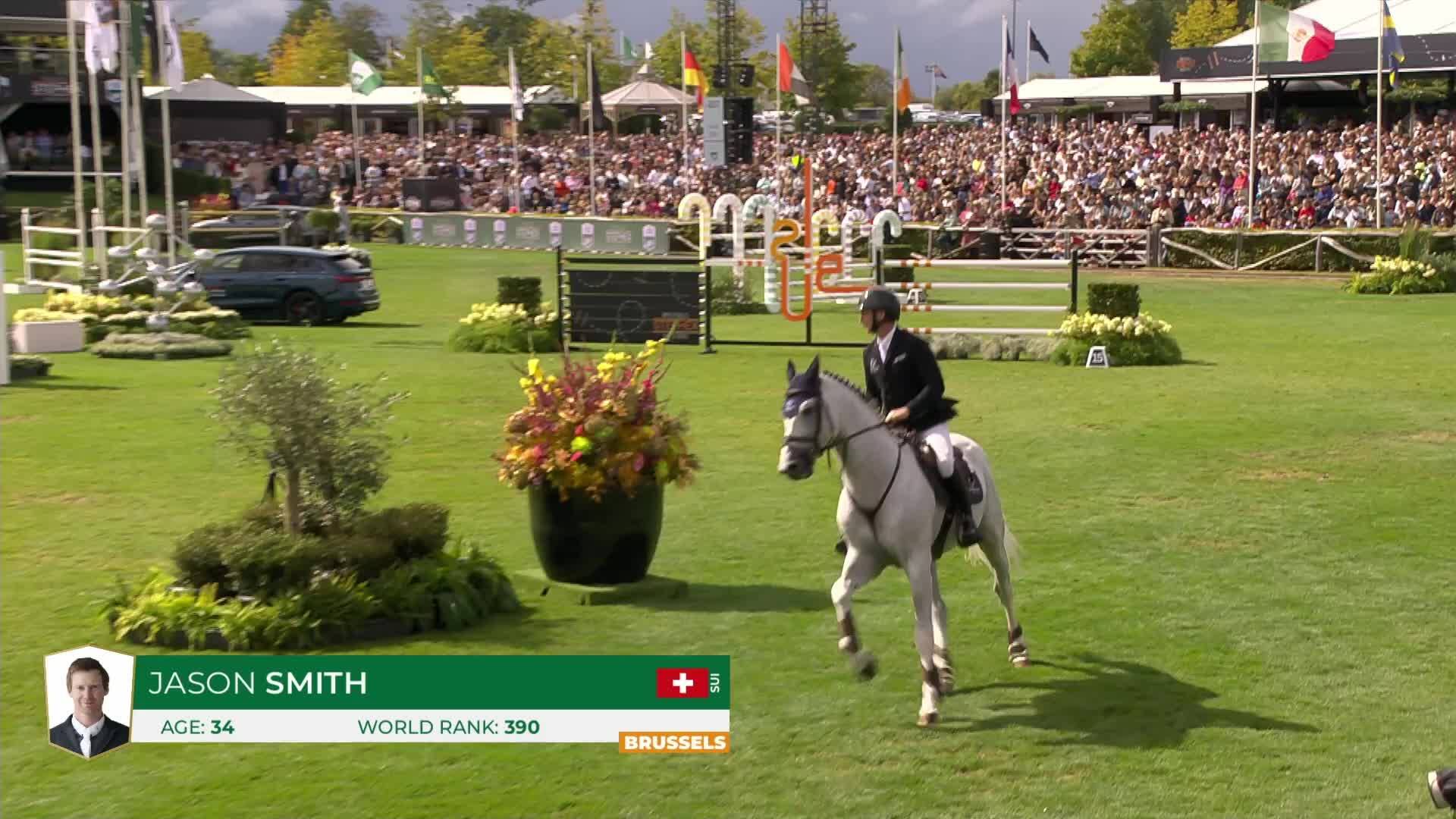 Jason Smith avec Picobello Van't Roosakker - CSIO 5* Bruxelles 2025 - Manche 1