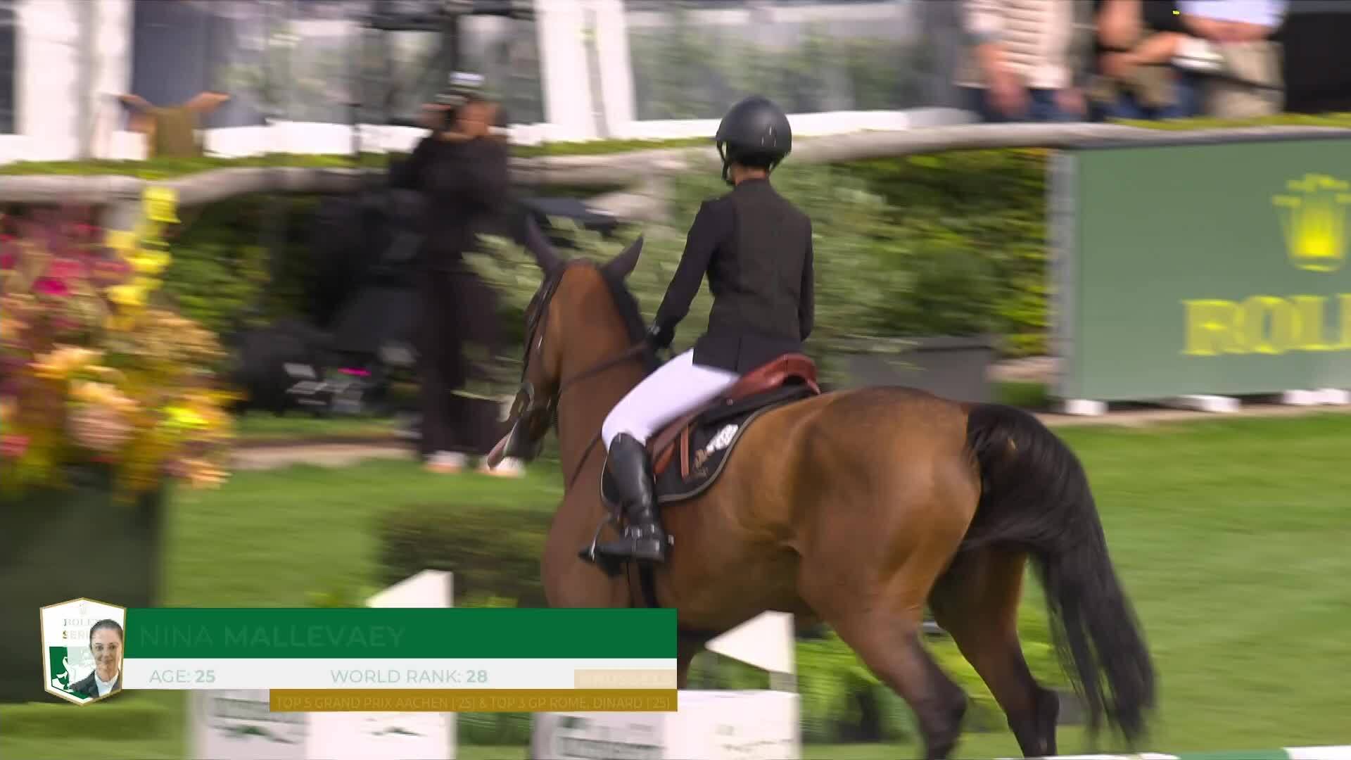 Nina Mallevaey avec Dynastie de Beaufour - CSIO 5* Bruxelles 2025 - Manche 1