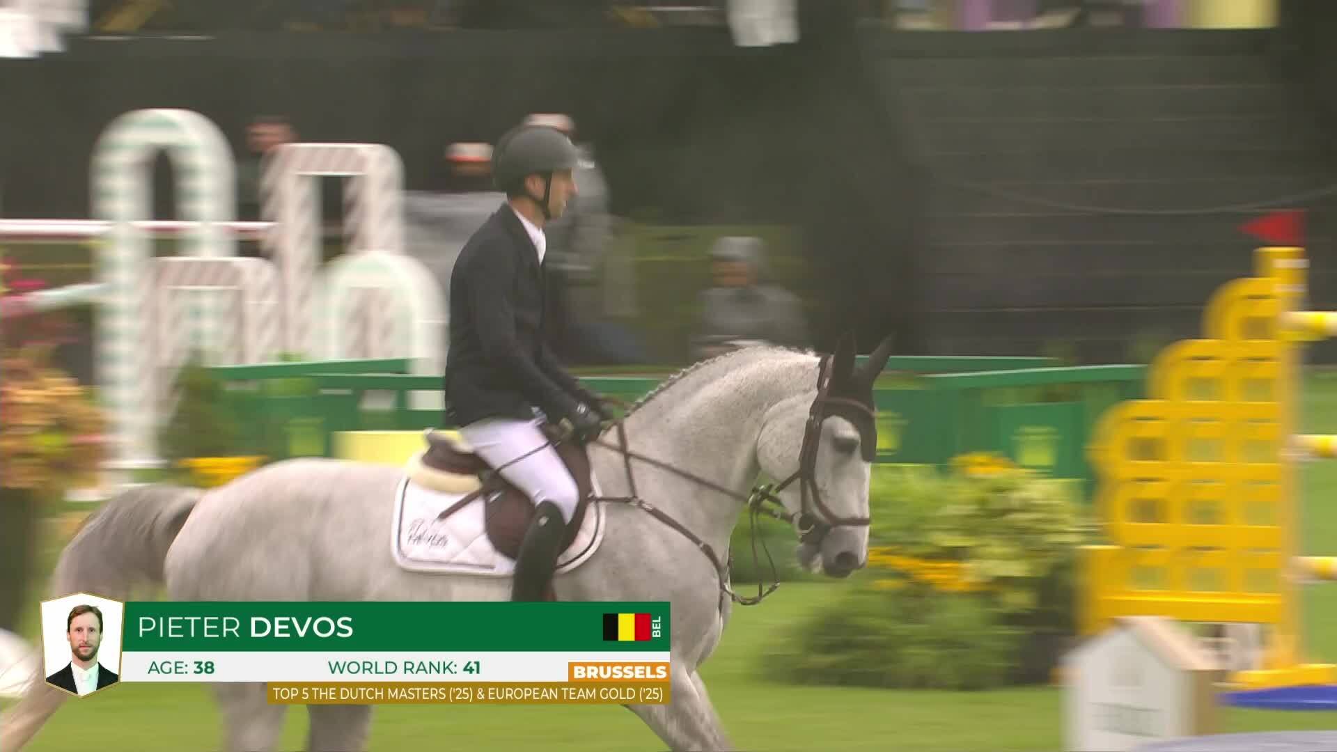 Pieter Devos avec Primo Dv - CSIO 5* Bruxelles 2025 - Manche 1