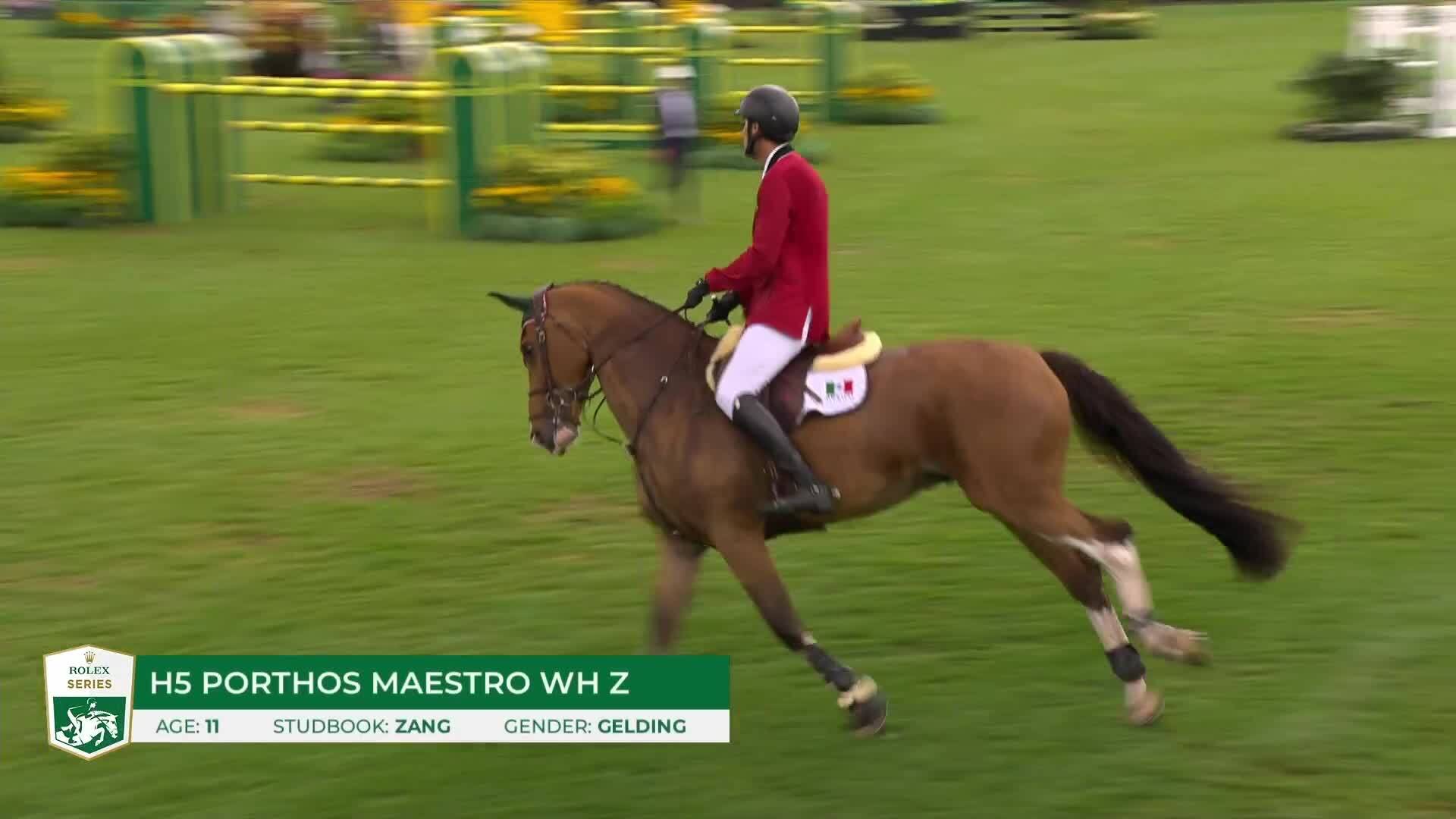 Carlos Hank Guerreiro avec H5 Porthos Maestro Wh Z - CSIO 5* Bruxelles 2025 - Manche 1