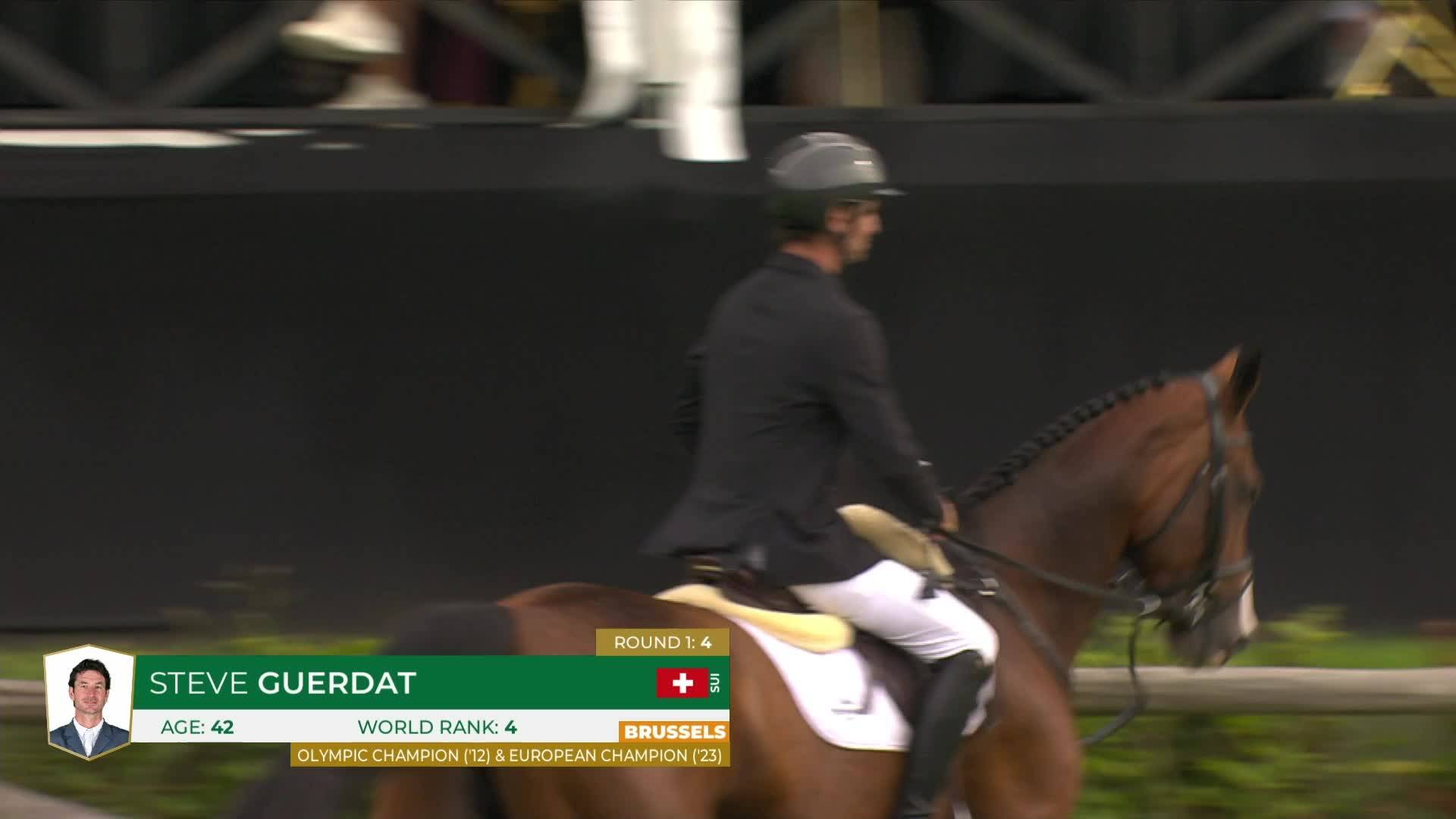 Steve Guerdat avec Dynamix de Belheme - CSIO 5* Bruxelles 2025 - Manche 2