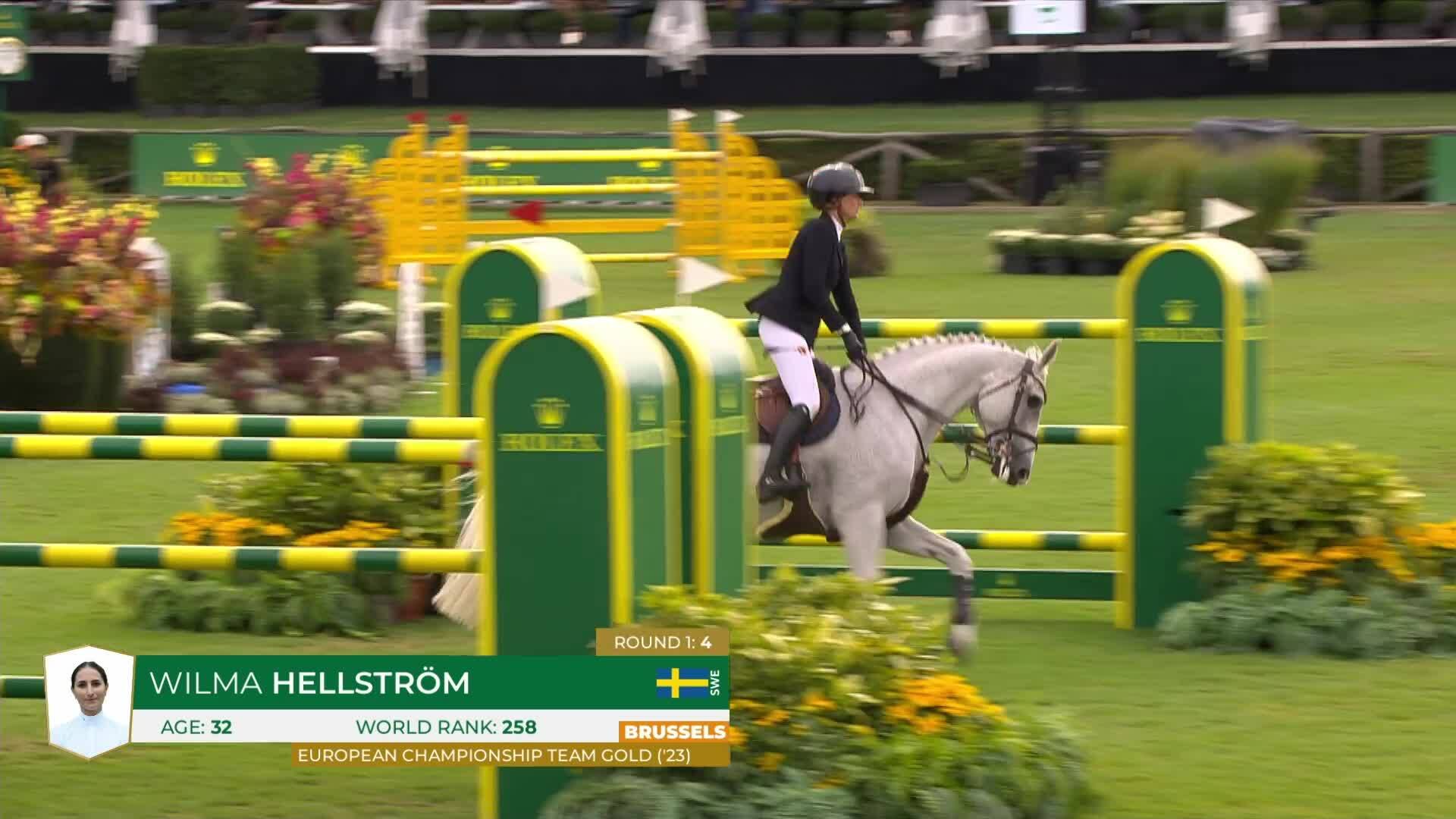 Wilma Hellström avec Cicci Bjn - CSIO 5* Bruxelles 2025 - Manche 2