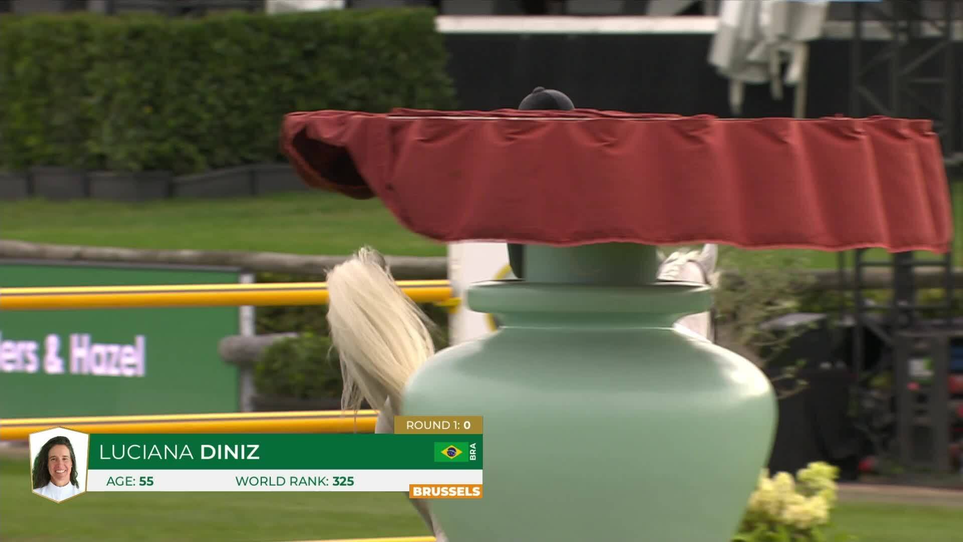 Luciana Diniz avec Vertigo du Desert - CSIO 5* Bruxelles 2025 - Manche 2