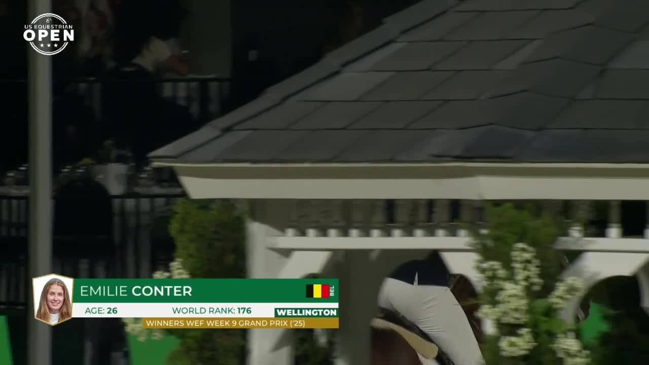 Emilie Conter avec Portobella Van de Fruitkorf - CSI 5* Wellington 2026 - Manche 1