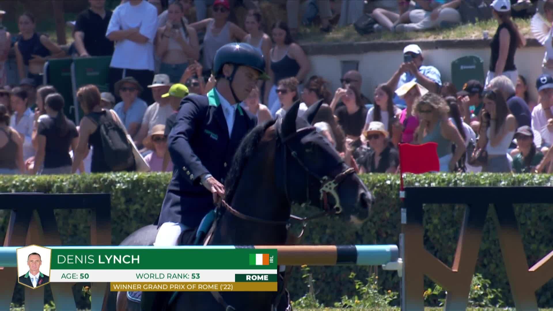 Denis Lynch avec Vistogrand - CSIO 5* Rome 2026 - Manche 1