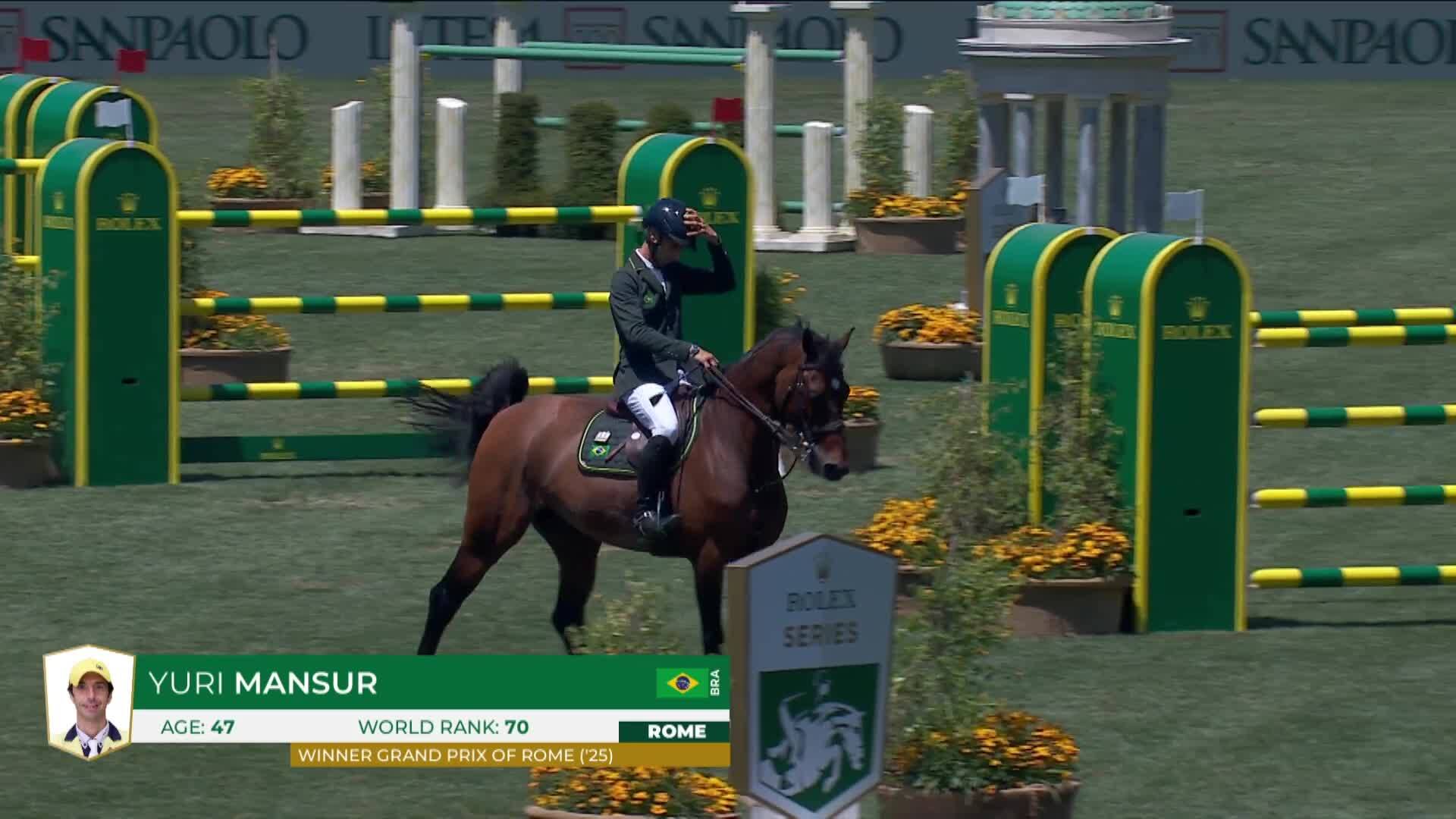 Yuri Mansur with QH Alfons Santo Antonio - CSIO 5* Rome 2026 - Round 1