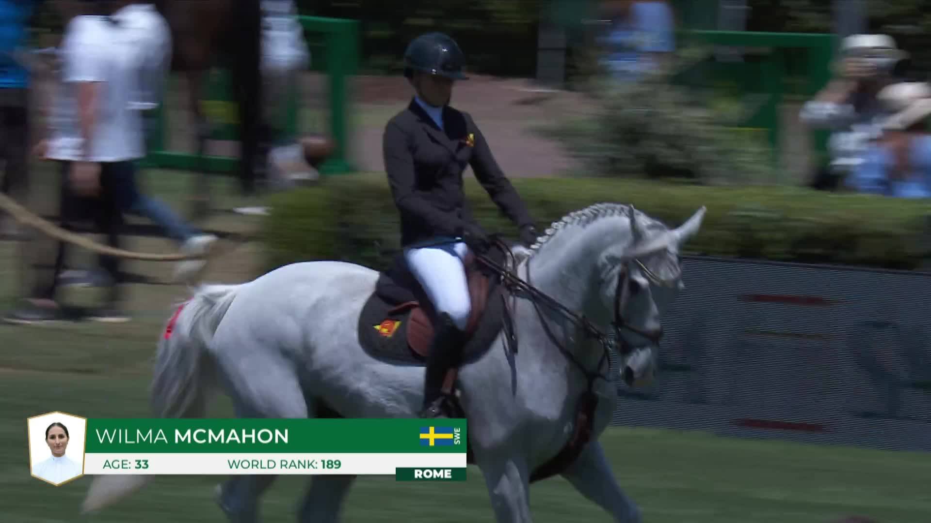 Wilma Mcmahon  avec Cicci Bjn - CSIO 5* Rome 2026 - Manche 1