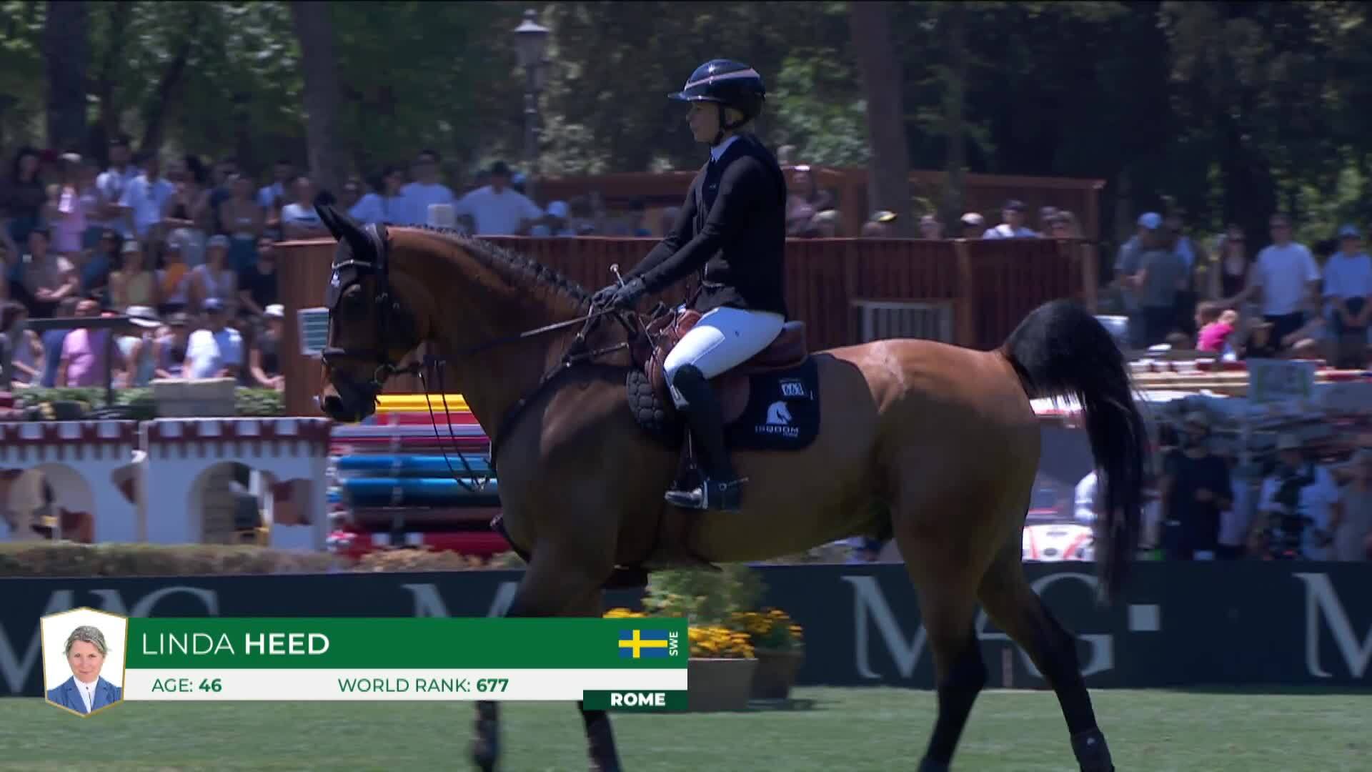 Linda Heed with Crack Blue - CSIO 5* Rome 2026 - Round 1