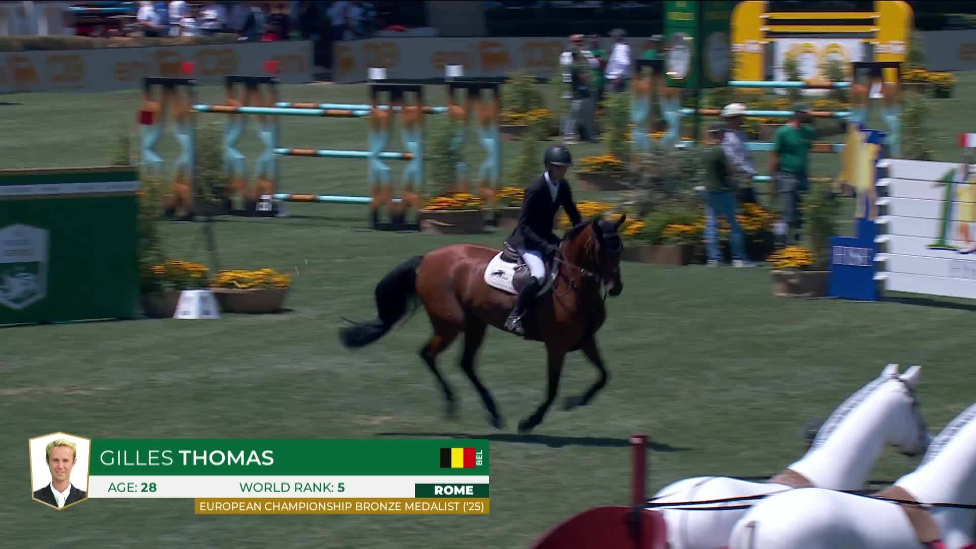 Gilles Thomas with Qiara de Kalvarie - CSIO 5* Rome 2026 - Round 1