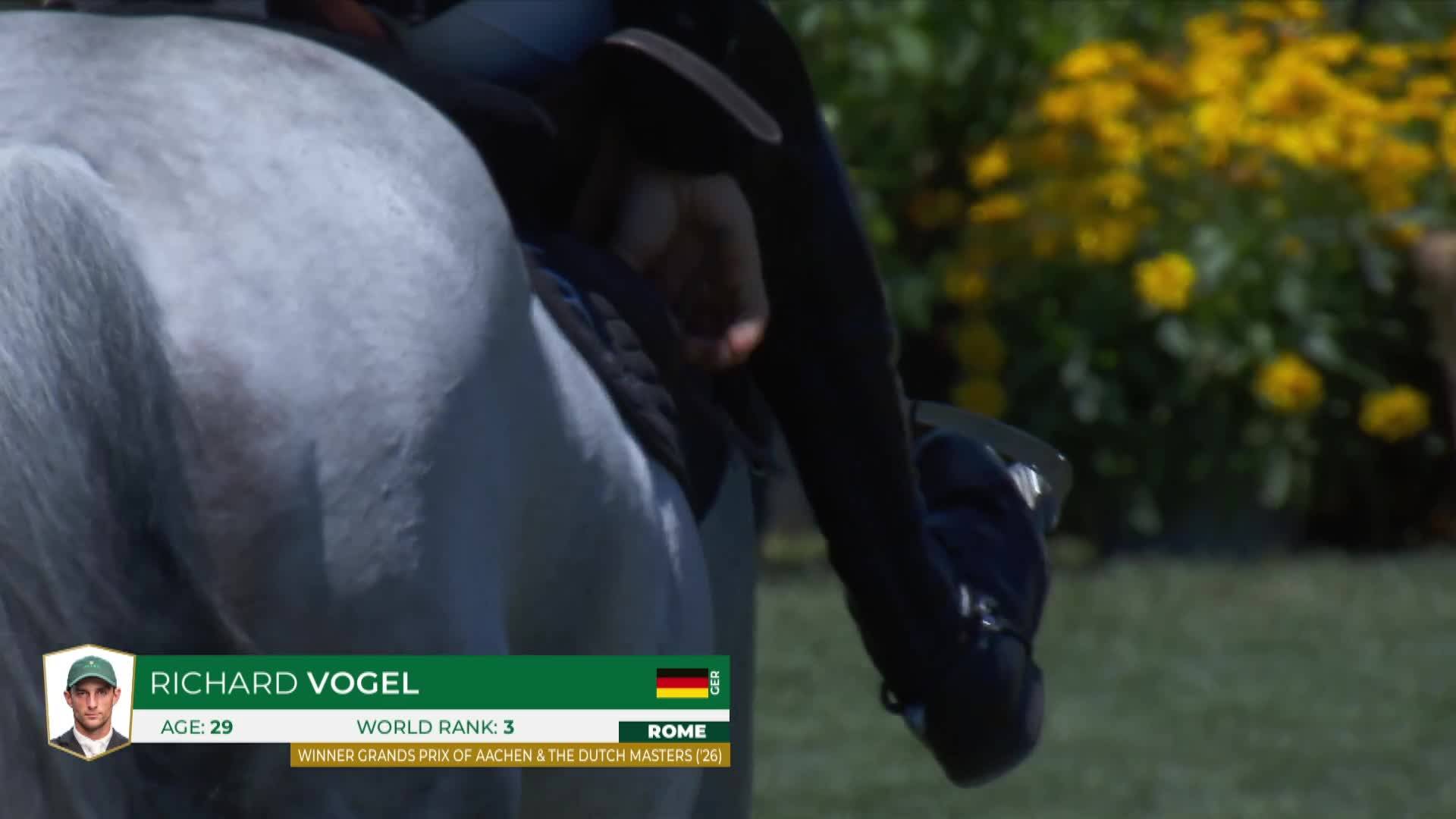 Richard Vogel with Cloudio - CSIO 5* Rome 2026 - Round 1