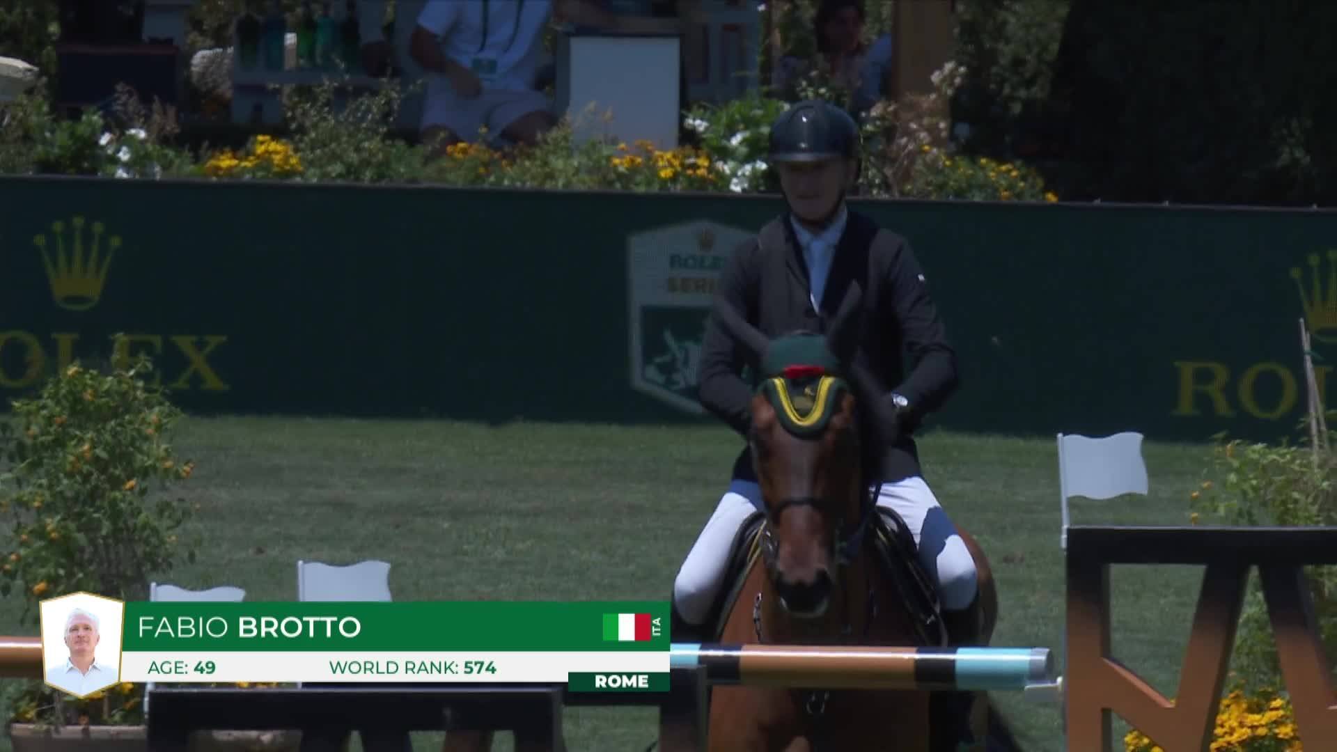 Fabio Brotto avec Doha Delle Roane - CSIO 5* Rome 2026 - Manche 1