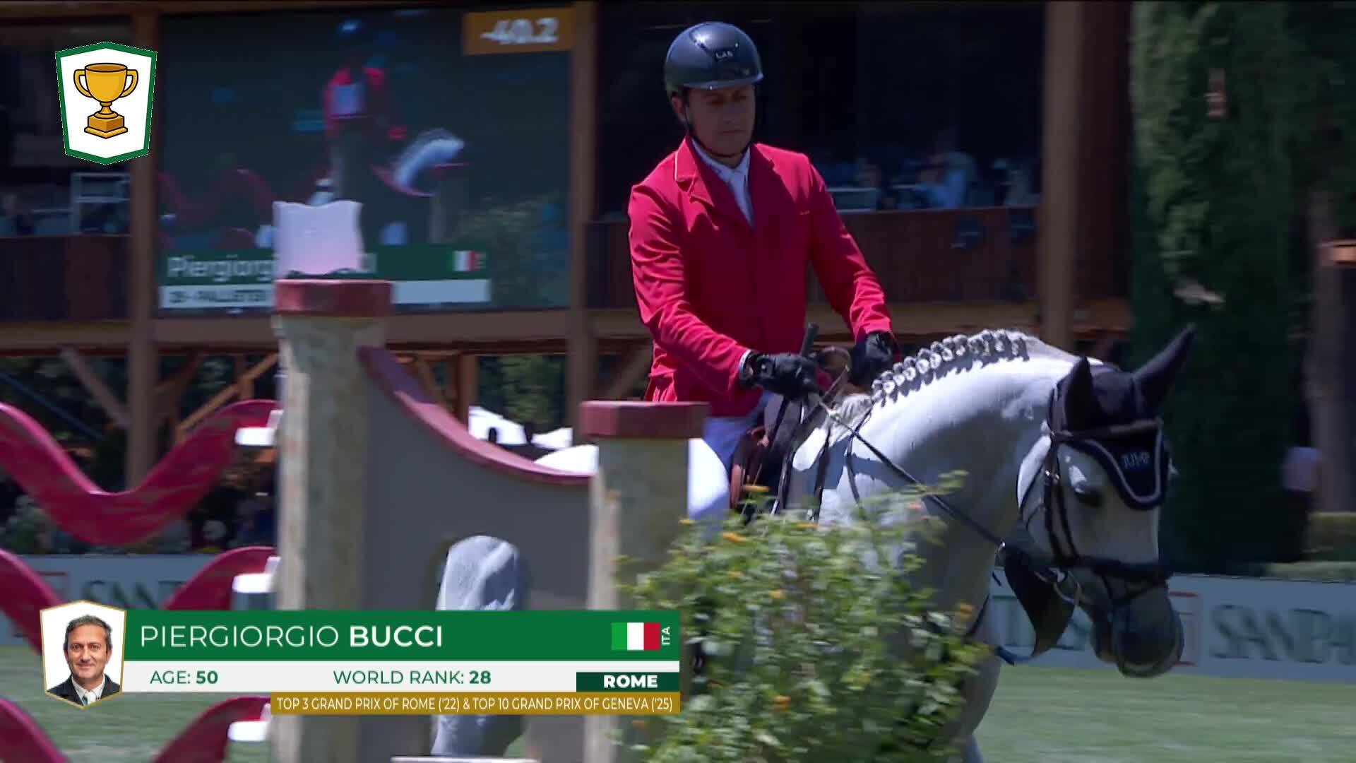 Piergiorgio Bucci with Pallieter Vd N.ranch - CSIO 5* Rome 2026 - Round 1