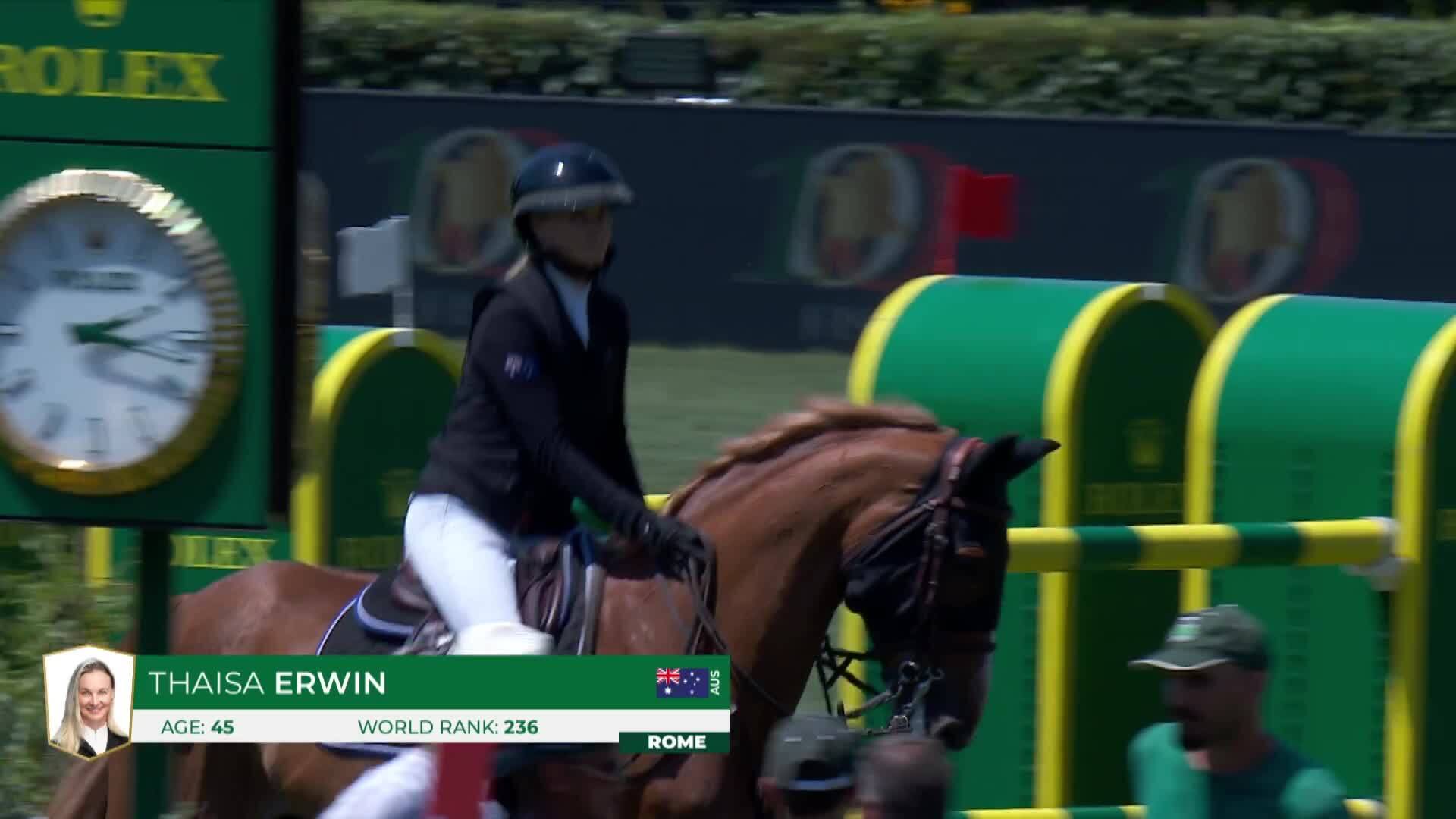 Thaisa Erwin avec Hialita B - CSIO 5* Rome 2026 - Manche 1