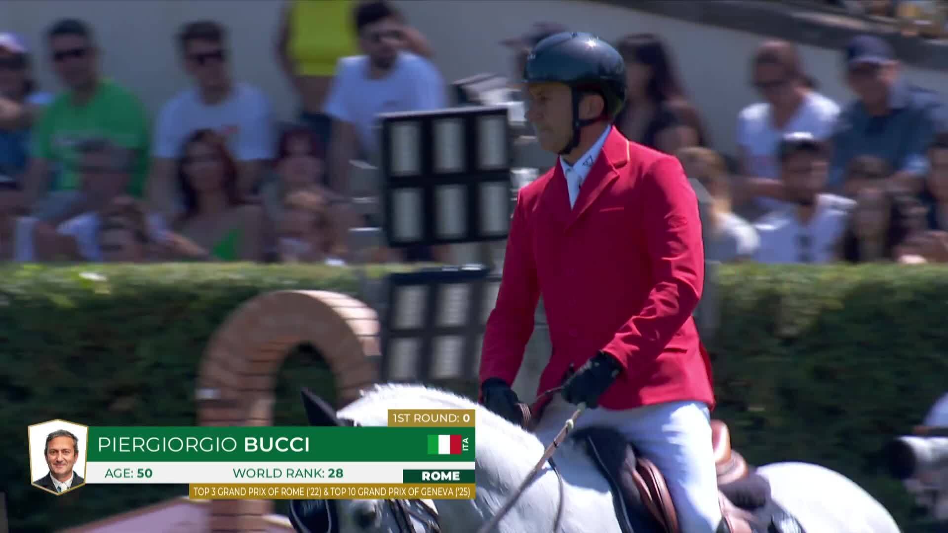 Piergiorgio Bucci with Pallieter Vd N.ranch - CSIO 5* Rome 2026 - Round 2