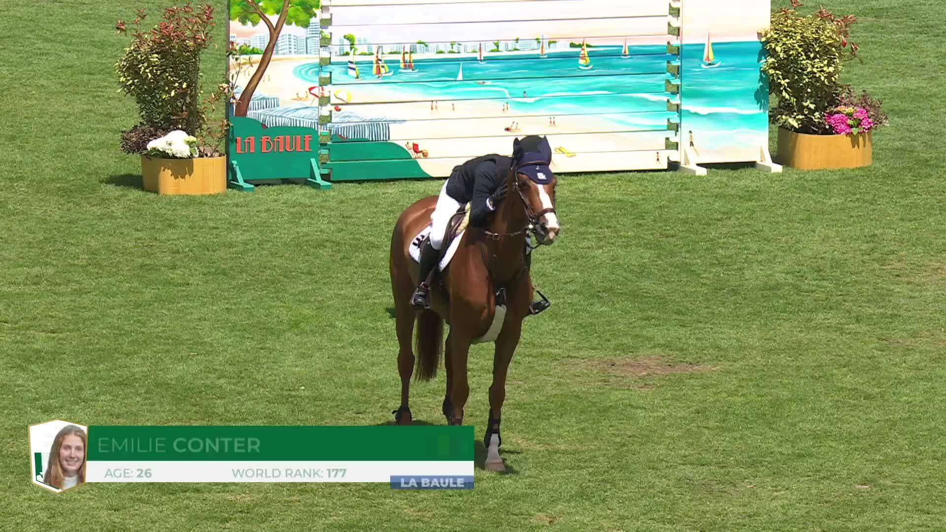Emilie Conter avec Portobella Van de Fruitkorf - CSIO 5* La Baule 2026 - Manche 1