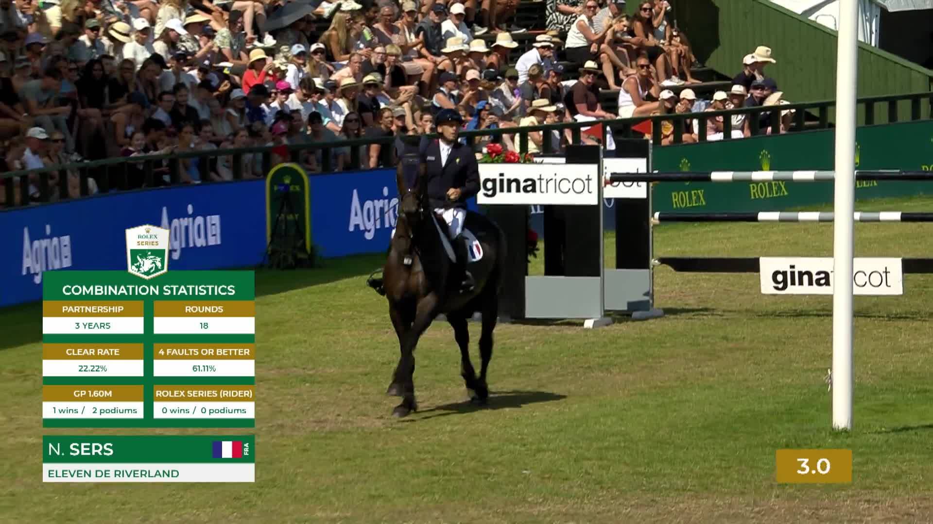 Nicolas Sers with Eleven de Riverland - CSIO 5* Falsterbo 2026 - Round 1