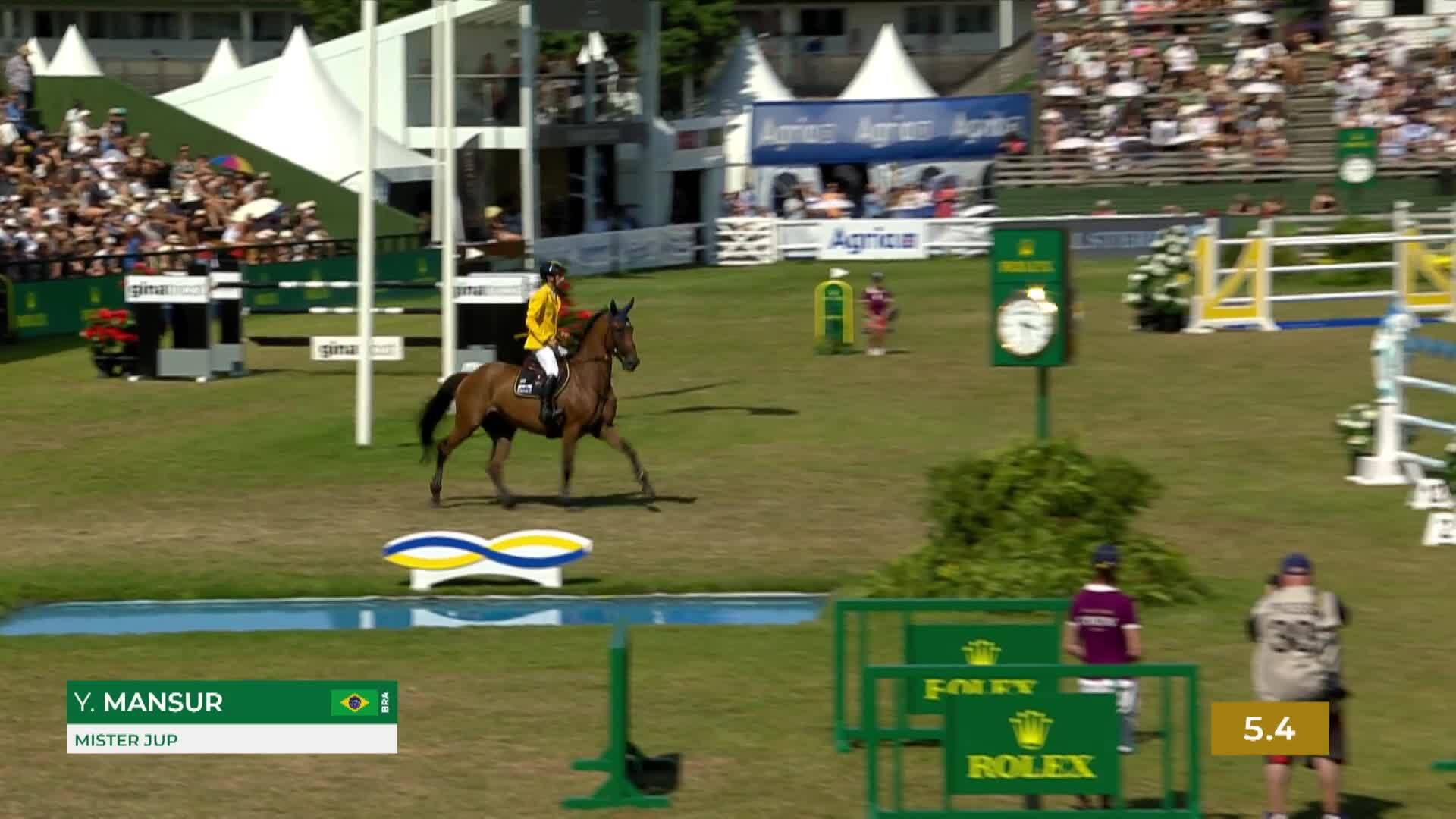 Yuri Mansur avec Mister Jup - CSIO 5* Falsterbo 2026 - Manche 1