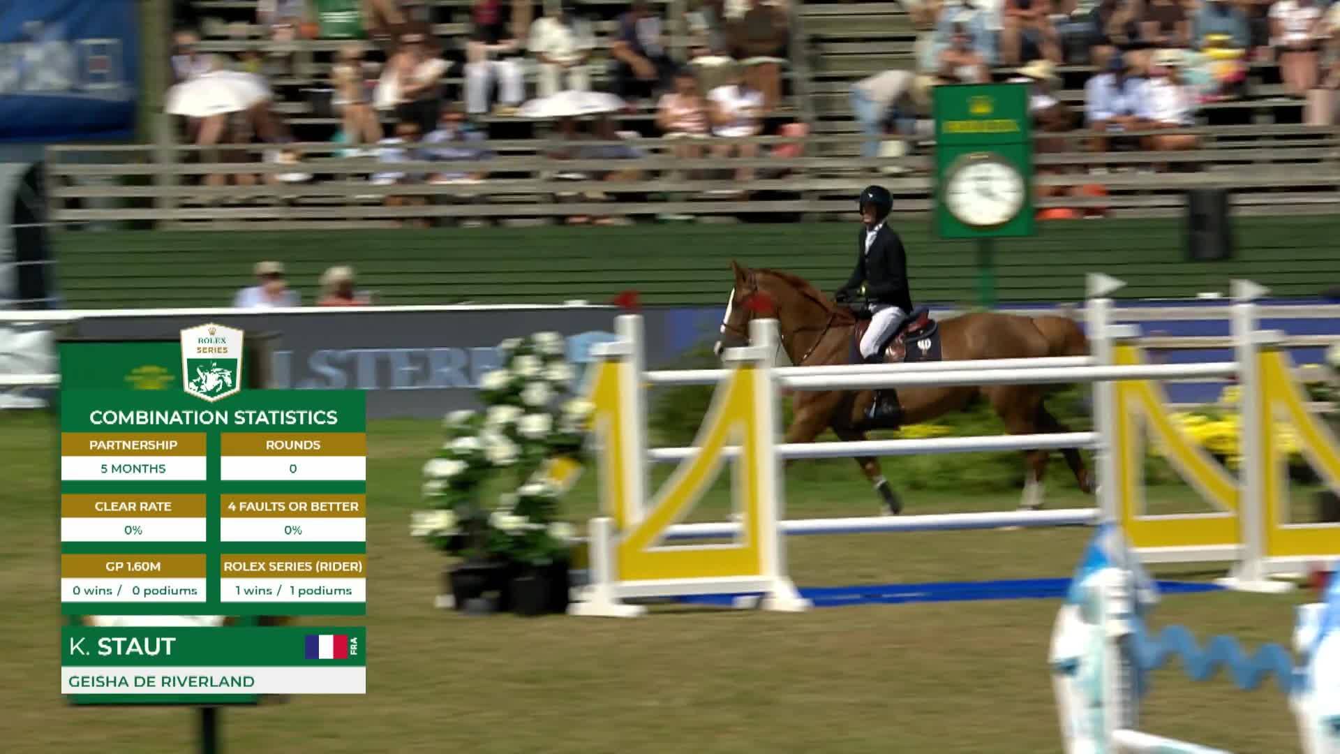 Kevin Staut avec Geisha de Riverland - CSIO 5* Falsterbo 2026 - Manche 1