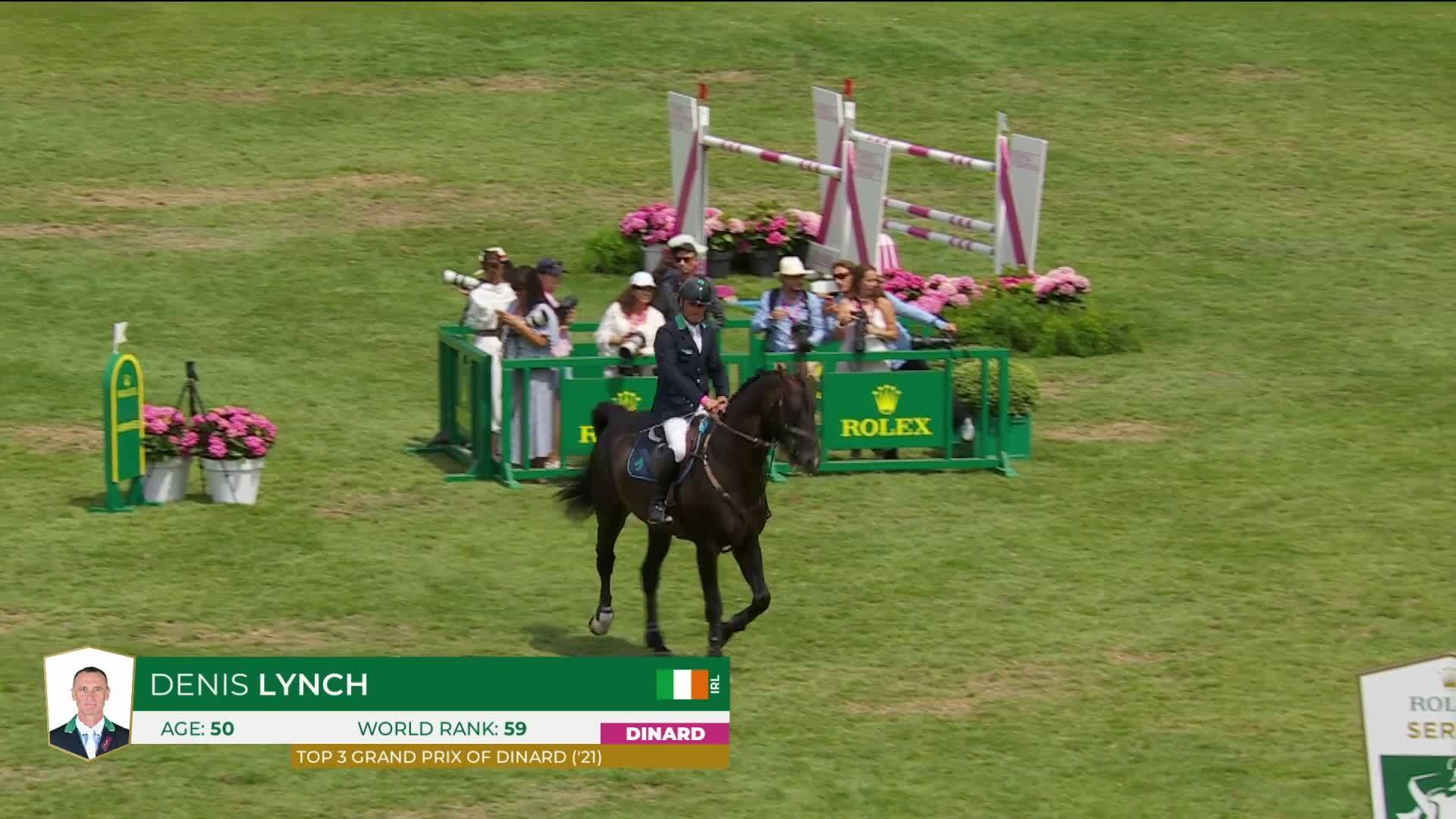 Denis Lynch avec Vistogrand - CSI 5* Dinard 2026 - Manche 1