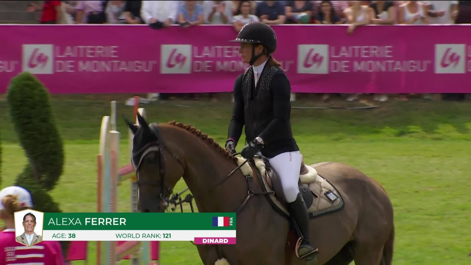 Alexa Ferrer avec Vitalhorse Fleur d'Oz - CSI 5* Dinard 2026 - Manche 1