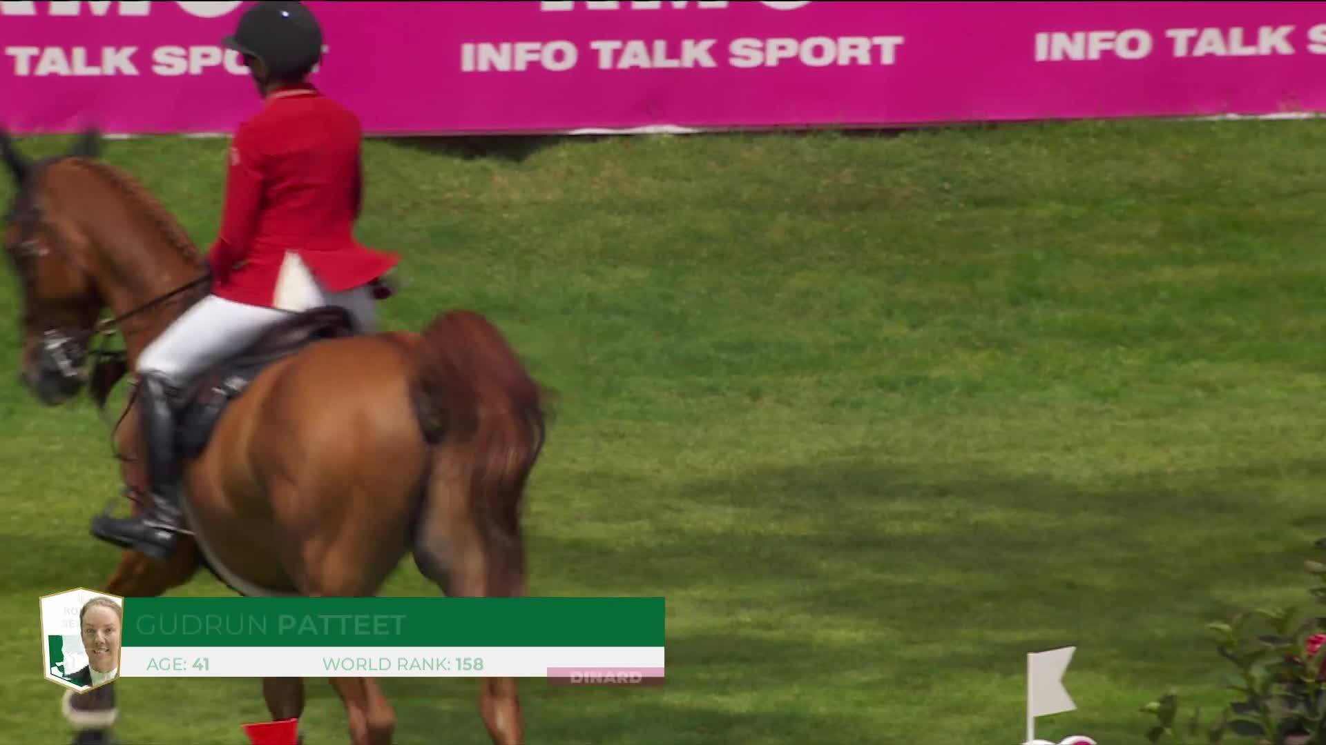 Gudrun Patteet avec Sea Coast Qarvaljo d'Or - CSI 5* Dinard 2026 - Manche 1