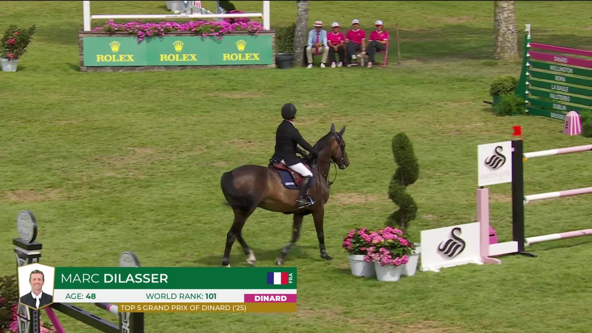 Marc Dilasser avec Arioto du Gevres - CSI 5* Dinard 2026 - Manche 1