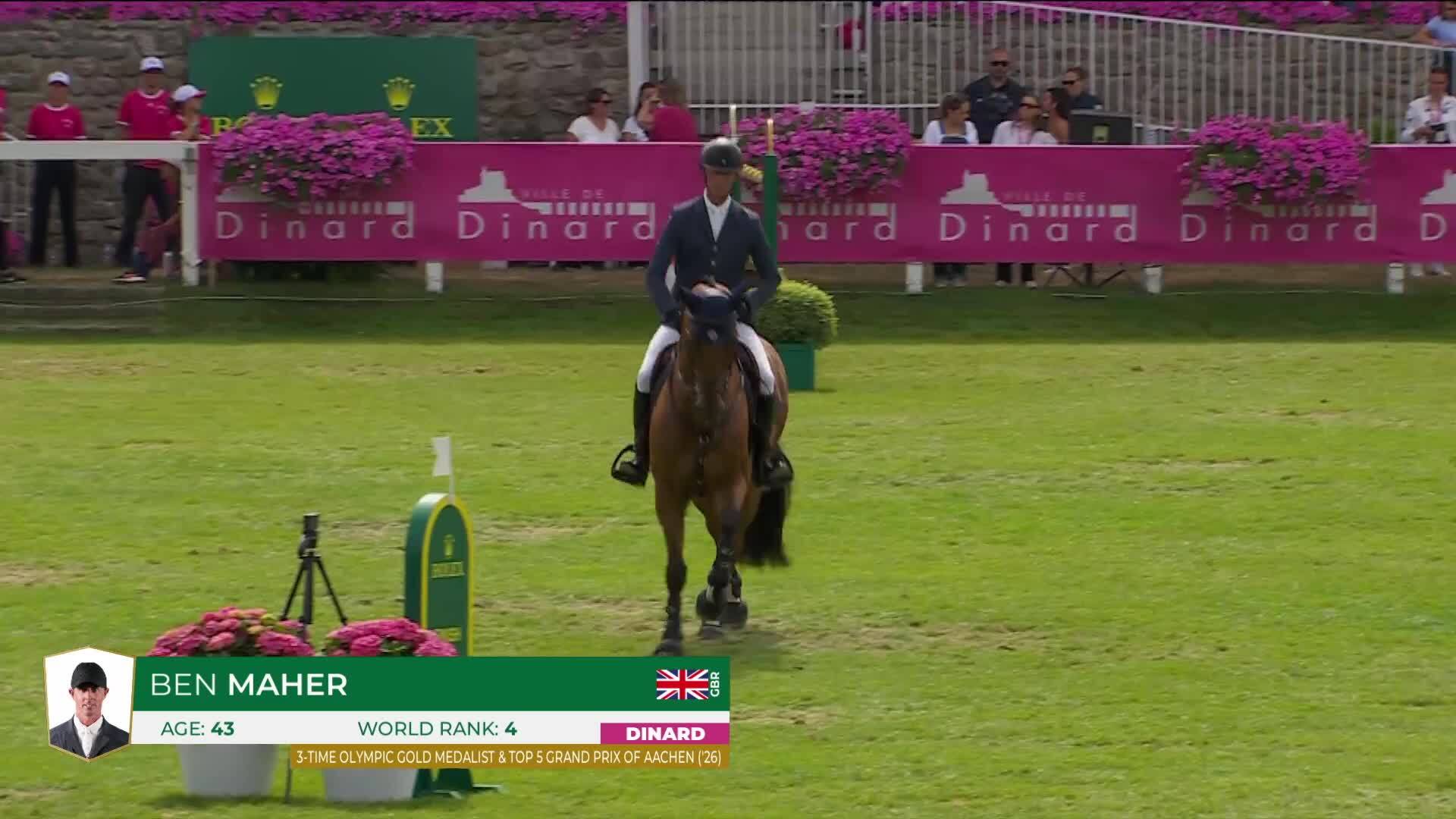 Ben Maher avec Enjeu de Grisien - CSI 5* Dinard 2026 - Manche 1