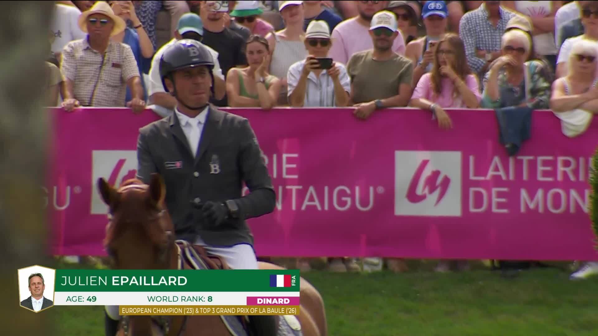 Julien Epaillard avec Fringan de Vesquerie - CSI 5* Dinard 2026 - Manche 1