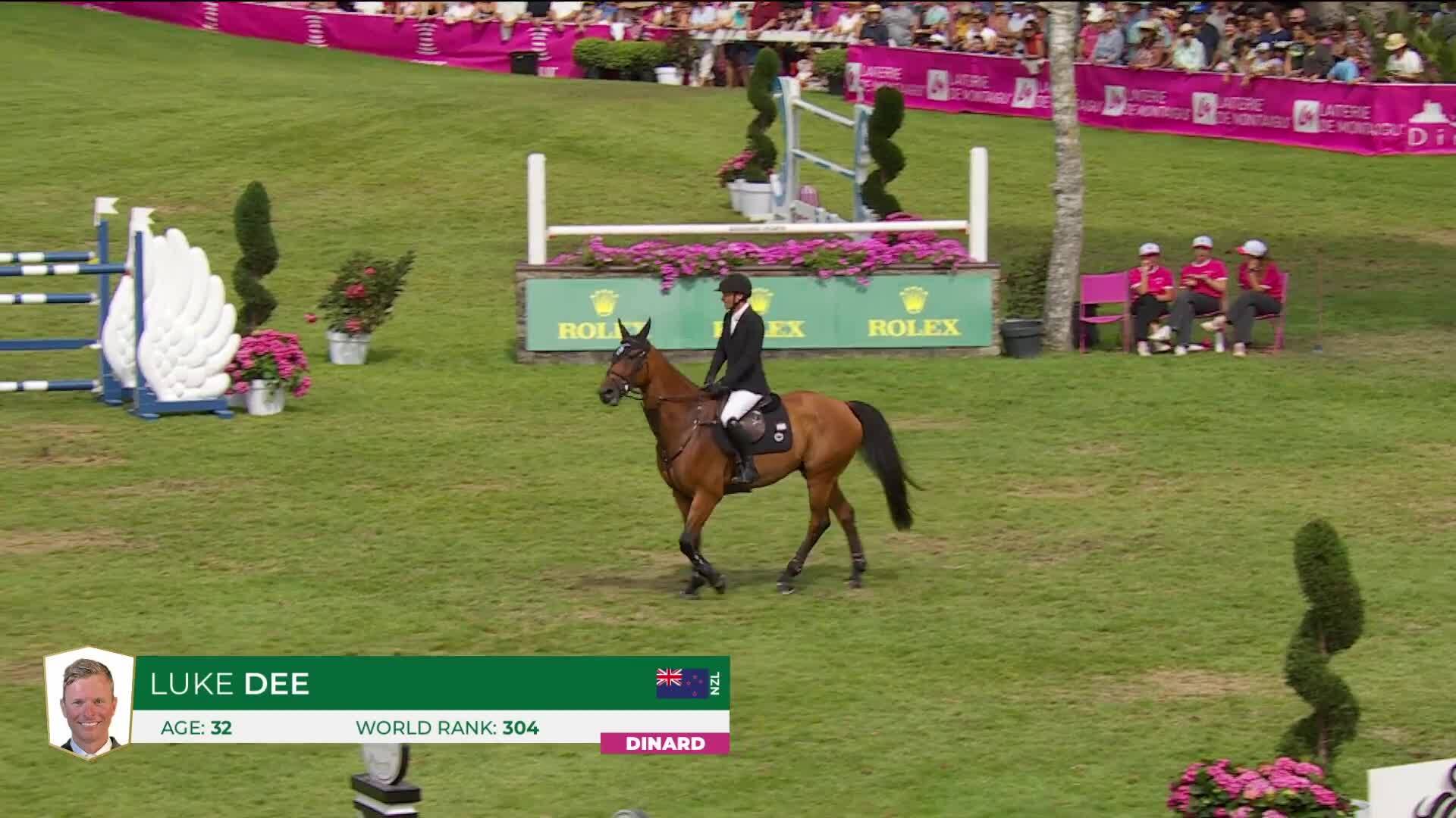 Luke Dee avec Gangster Ww - CSI 5* Dinard 2026 - Manche 1