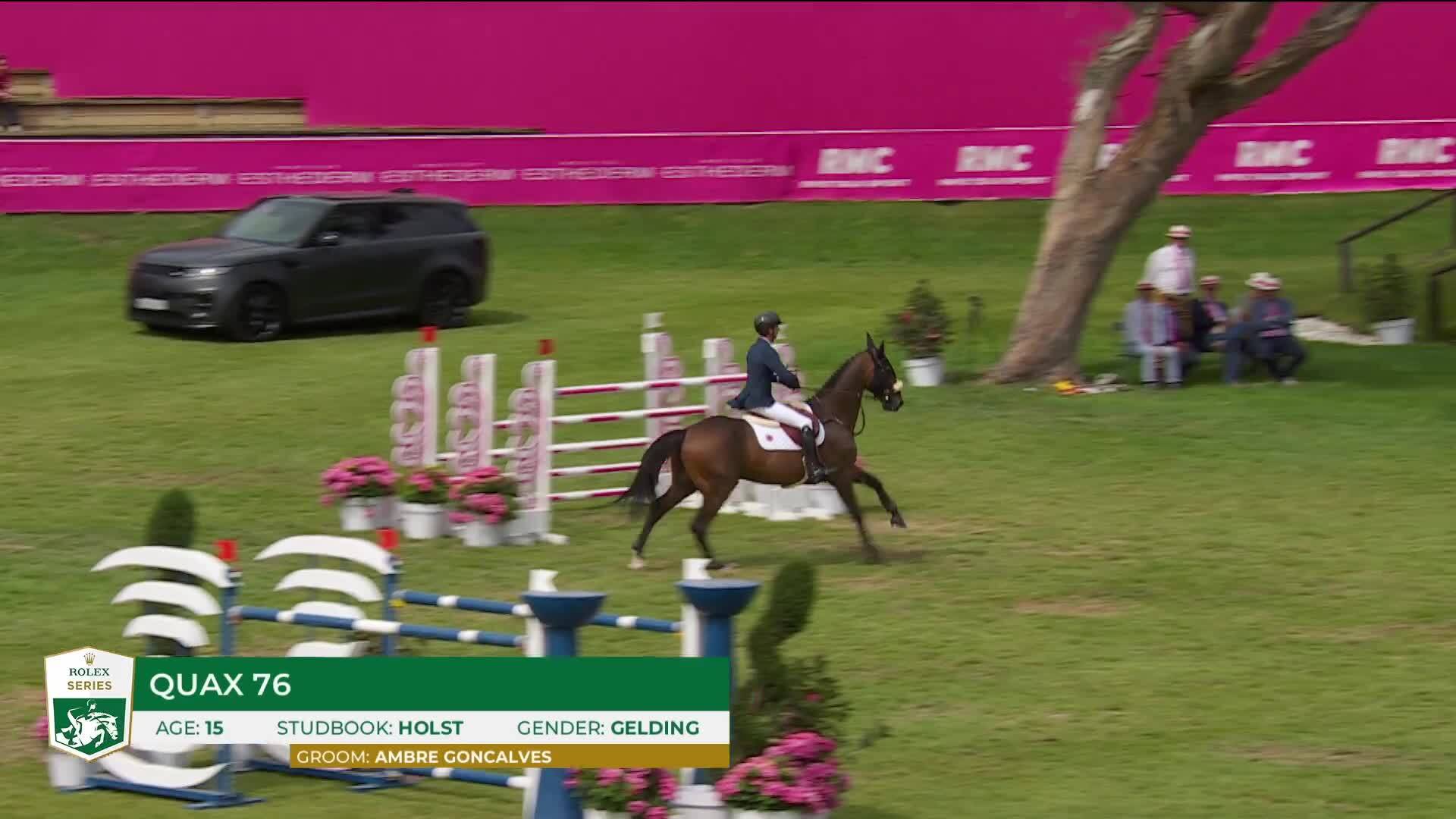 Pedro Junqueira Muylaert avec Quax 76 - CSI 5* Dinard 2026 - Manche 1