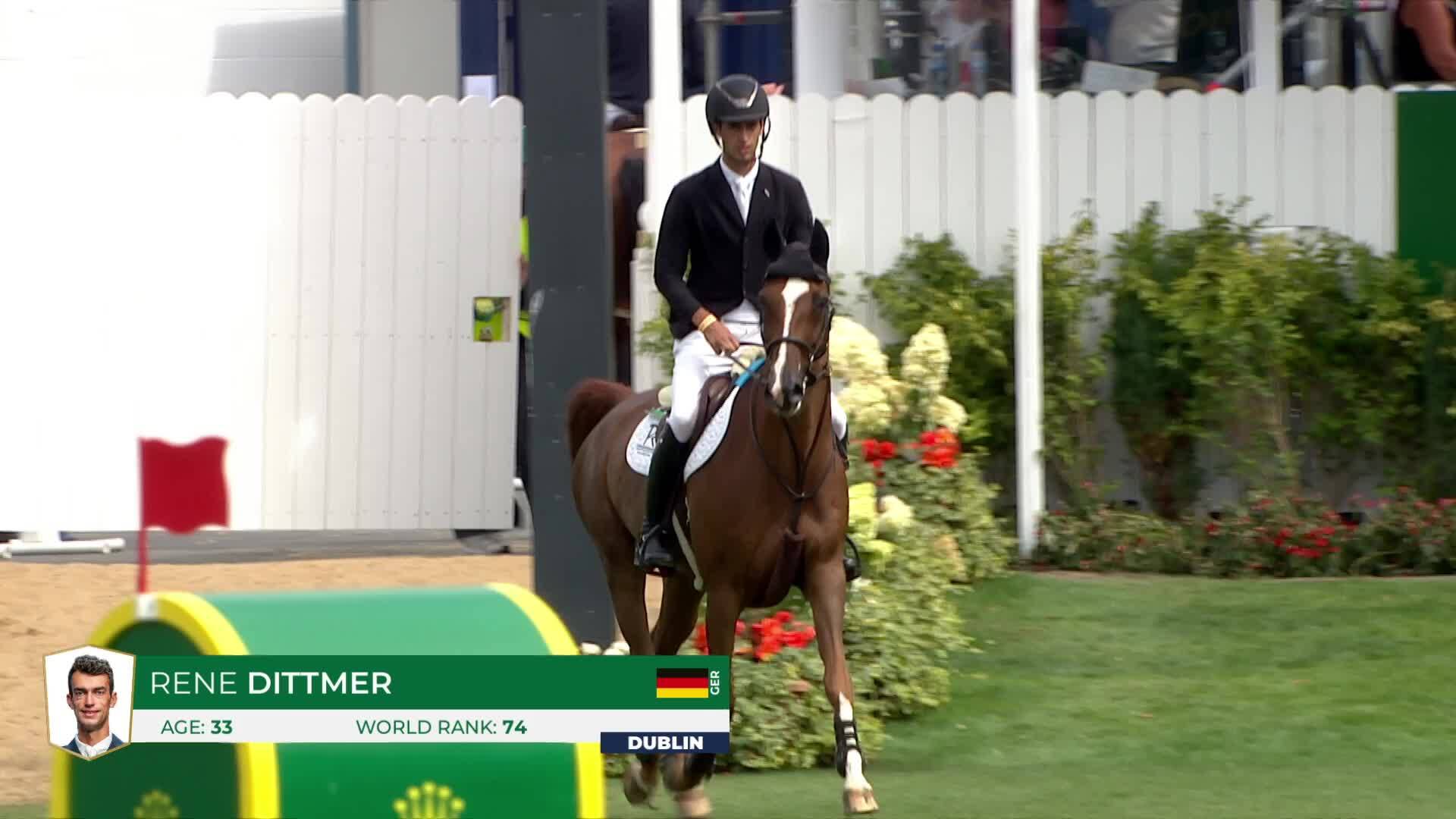 Rene Dittmer with Cody 139 - CSIO 5* Dublin 2026 - Round 1