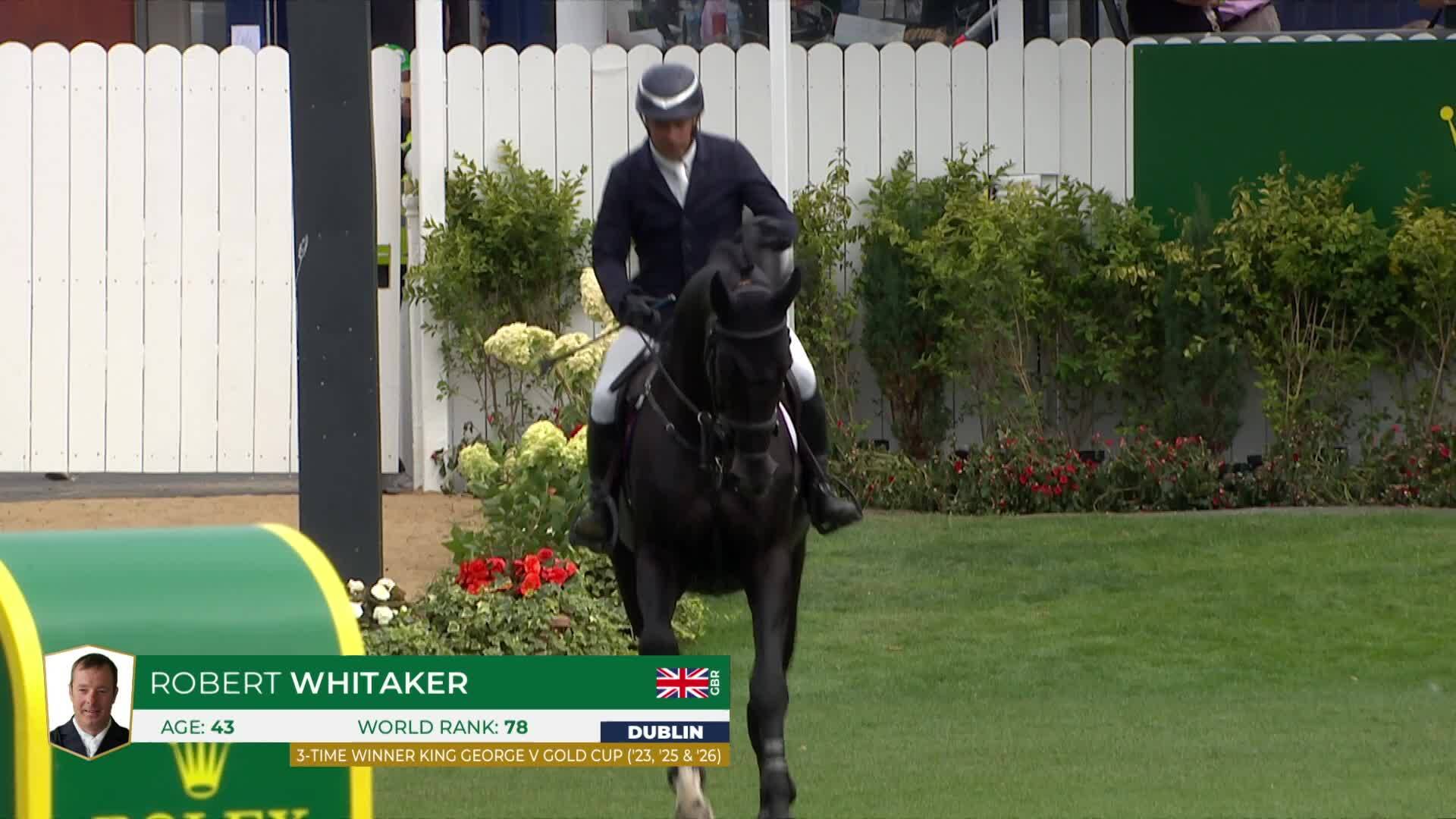 Robert Whitaker avec Equine America Vermento - CSIO 5* Dublin 2026 - Manche 1